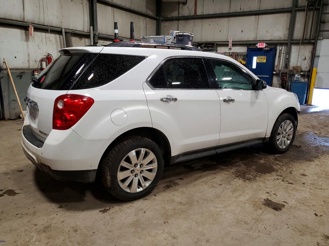 2010 Chevrolet Equinox Lt White vin: 2CNALPEW5A6402117
