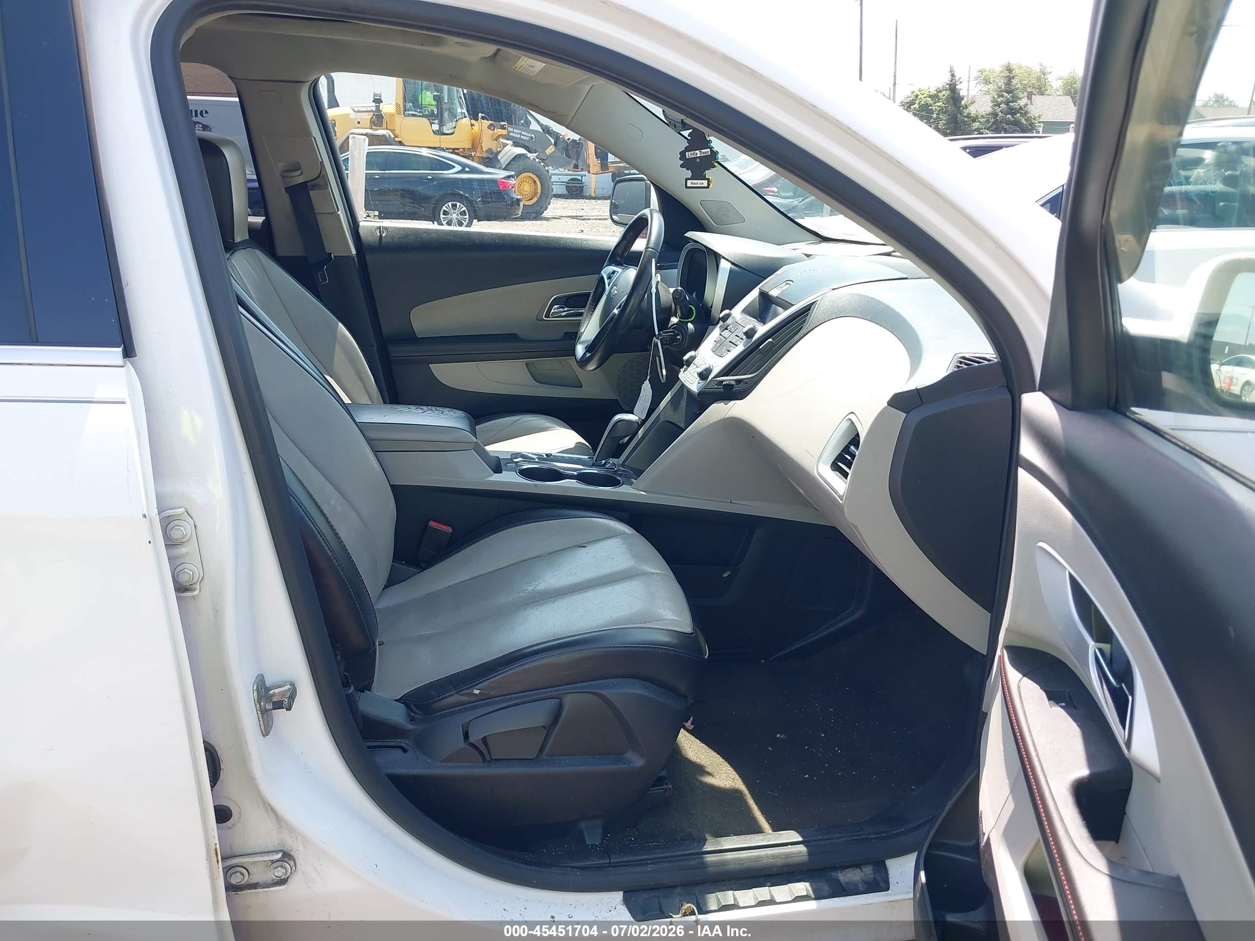 2010 Chevrolet Equinox Lt White vin: 2CNALPEW5A6403350