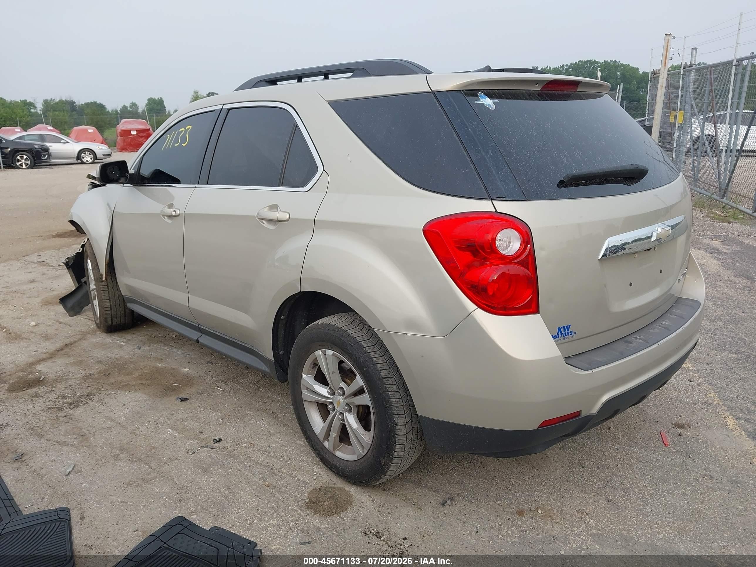 2010 Chevrolet Equinox Lt Gold vin: 2CNALPEW7A6381285
