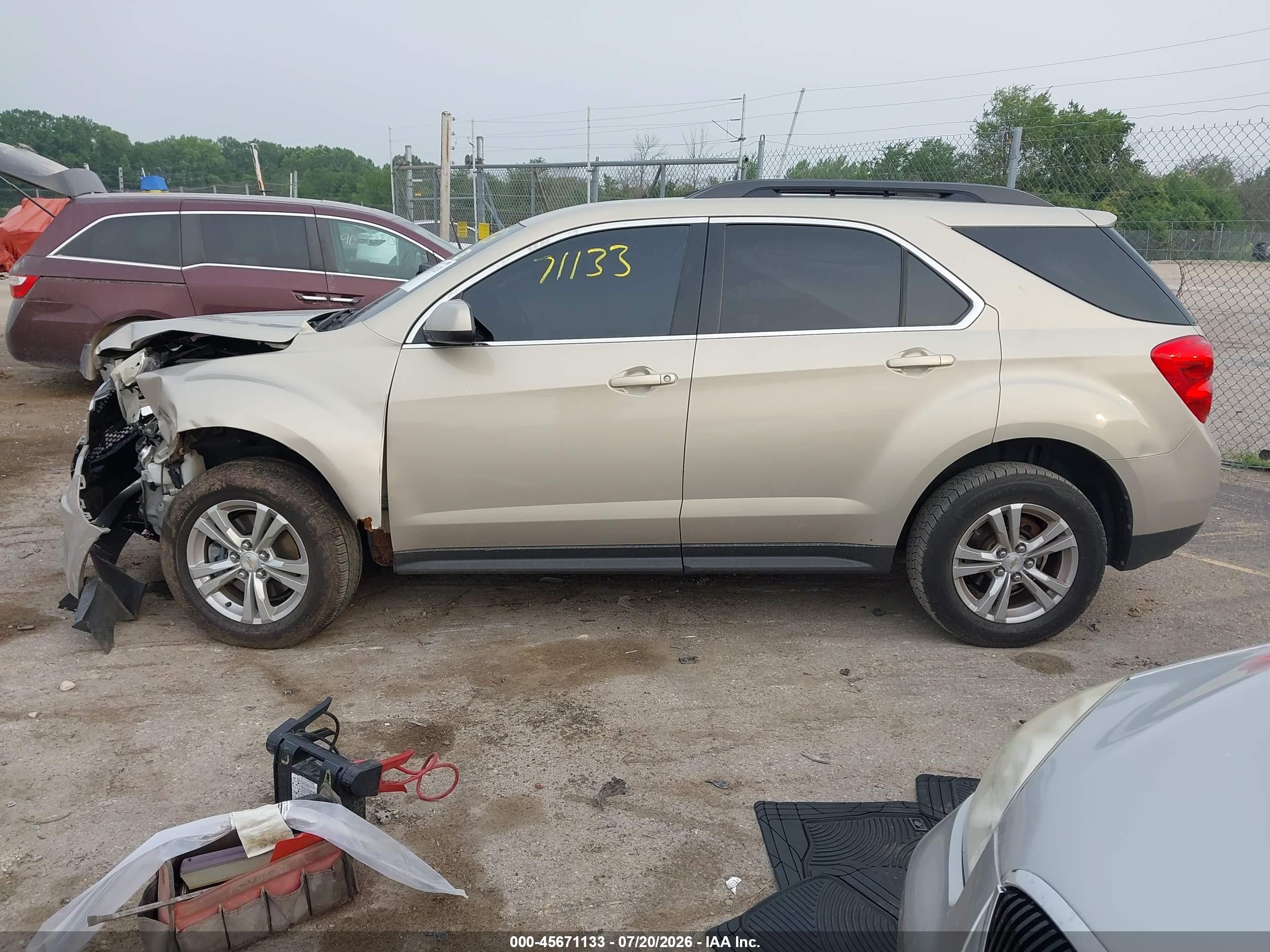 2010 Chevrolet Equinox Lt Gold vin: 2CNALPEW7A6381285