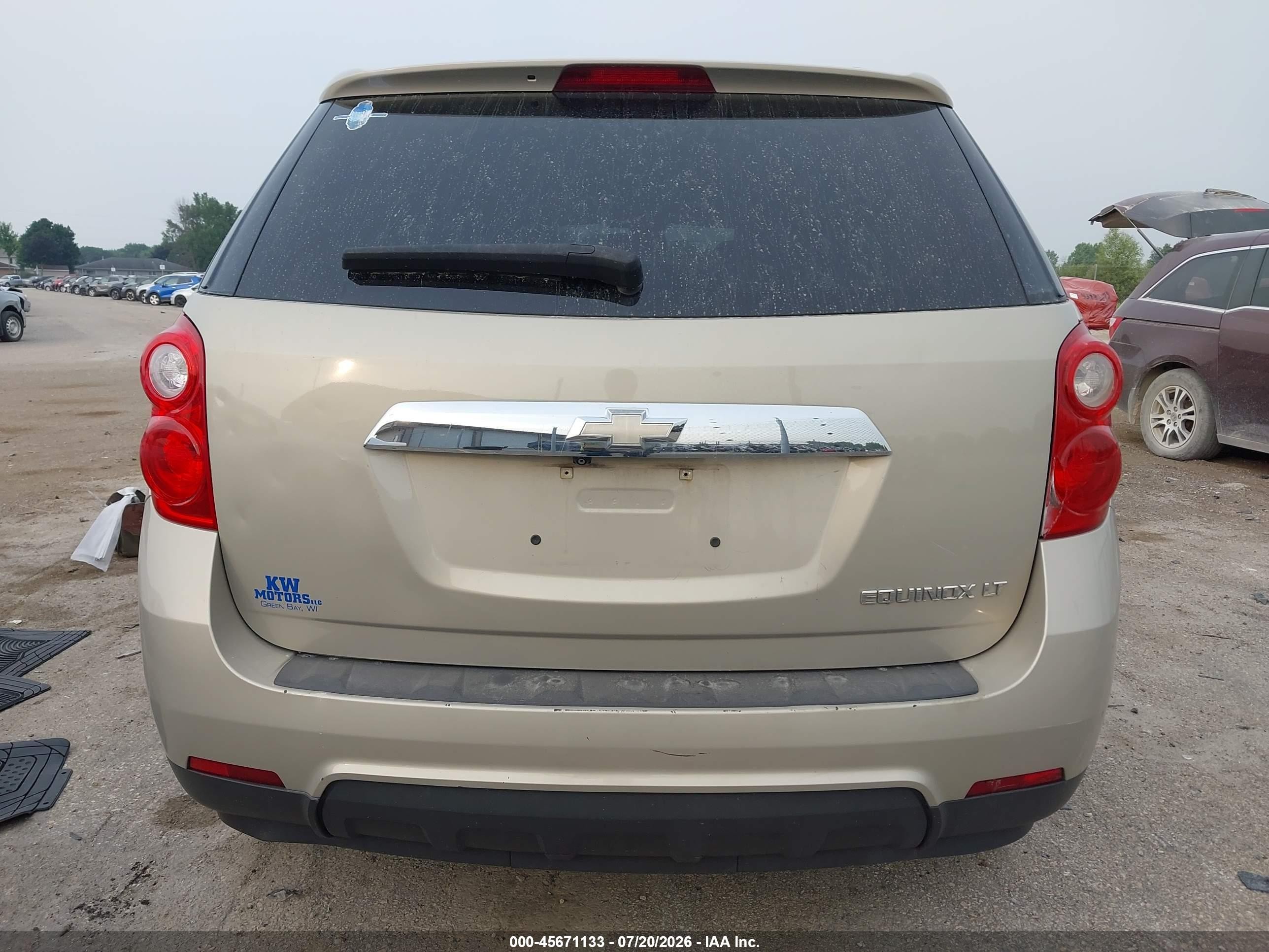 2010 Chevrolet Equinox Lt Gold vin: 2CNALPEW7A6381285