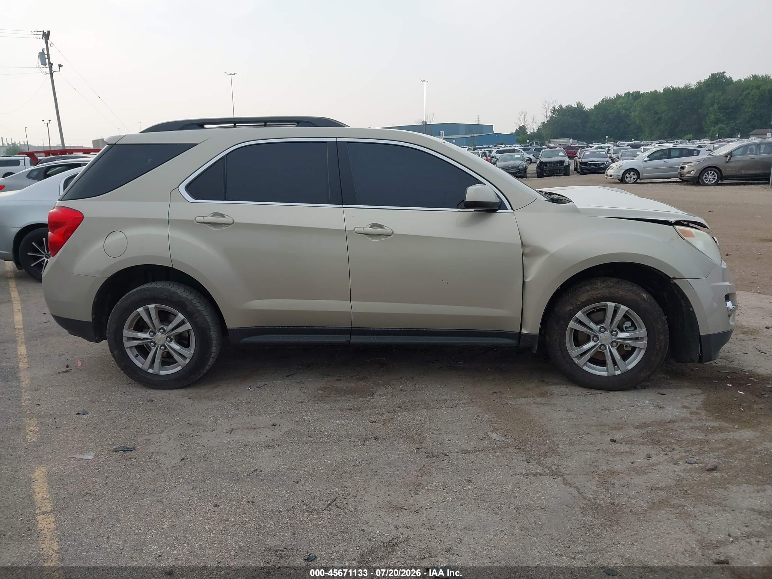 2010 Chevrolet Equinox Lt Gold vin: 2CNALPEW7A6381285