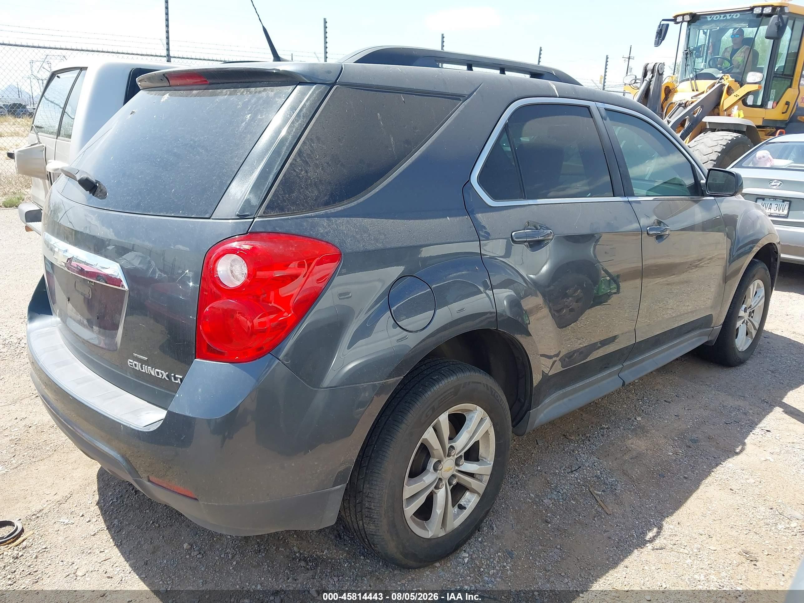 2010 Chevrolet Equinox Lt Gray vin: 2CNALPEW9A6263304