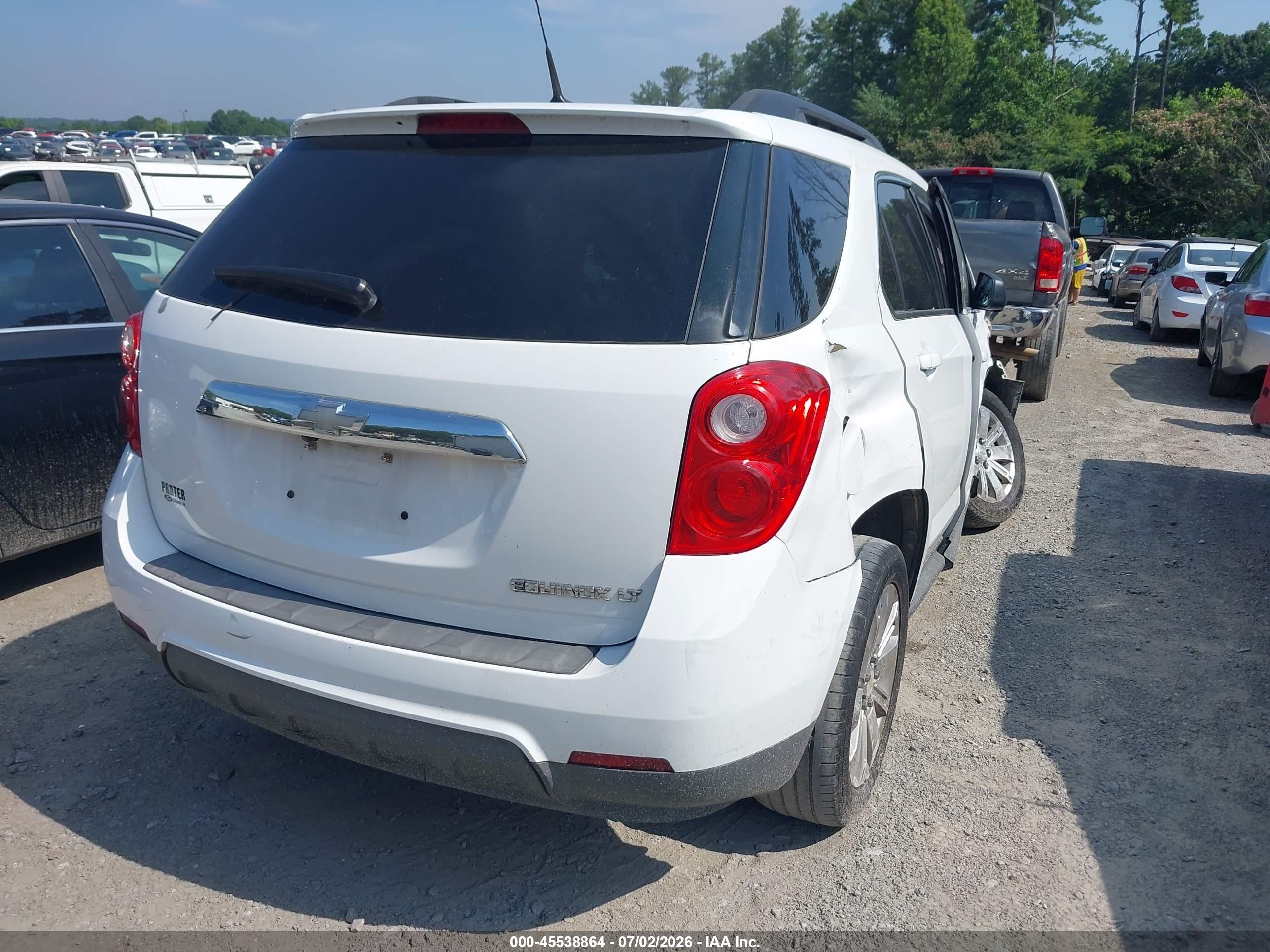 2010 Chevrolet Equinox Lt Белый vin: 2CNALPEW9A6386472
