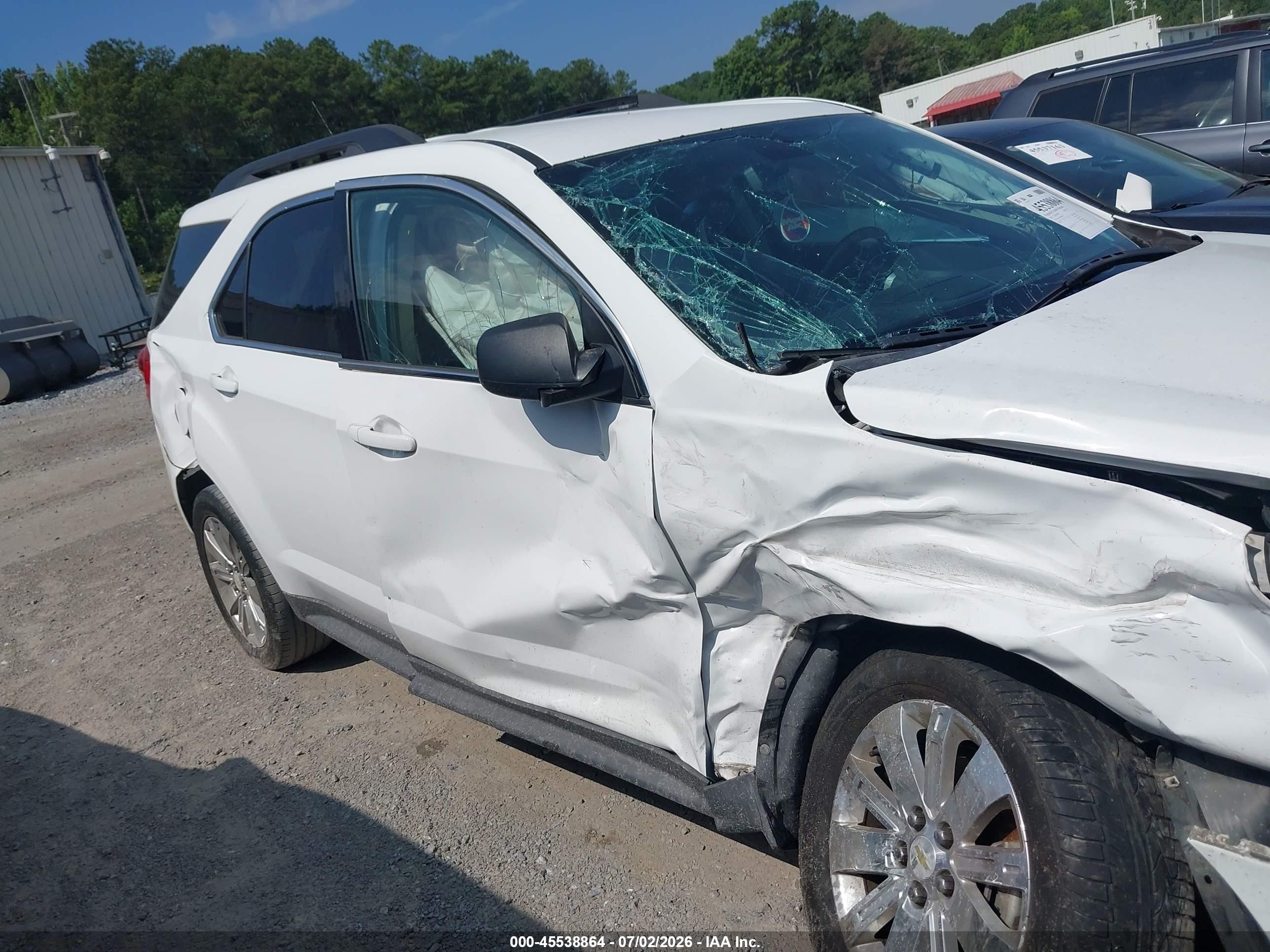 2010 Chevrolet Equinox Lt Белый vin: 2CNALPEW9A6386472