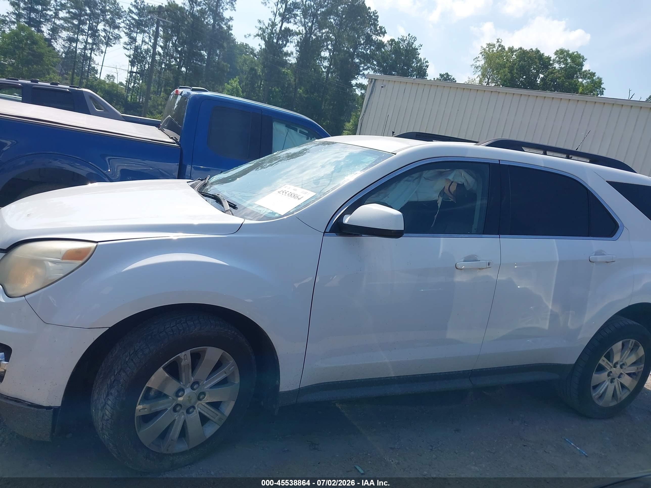 2010 Chevrolet Equinox Lt Белый vin: 2CNALPEW9A6386472