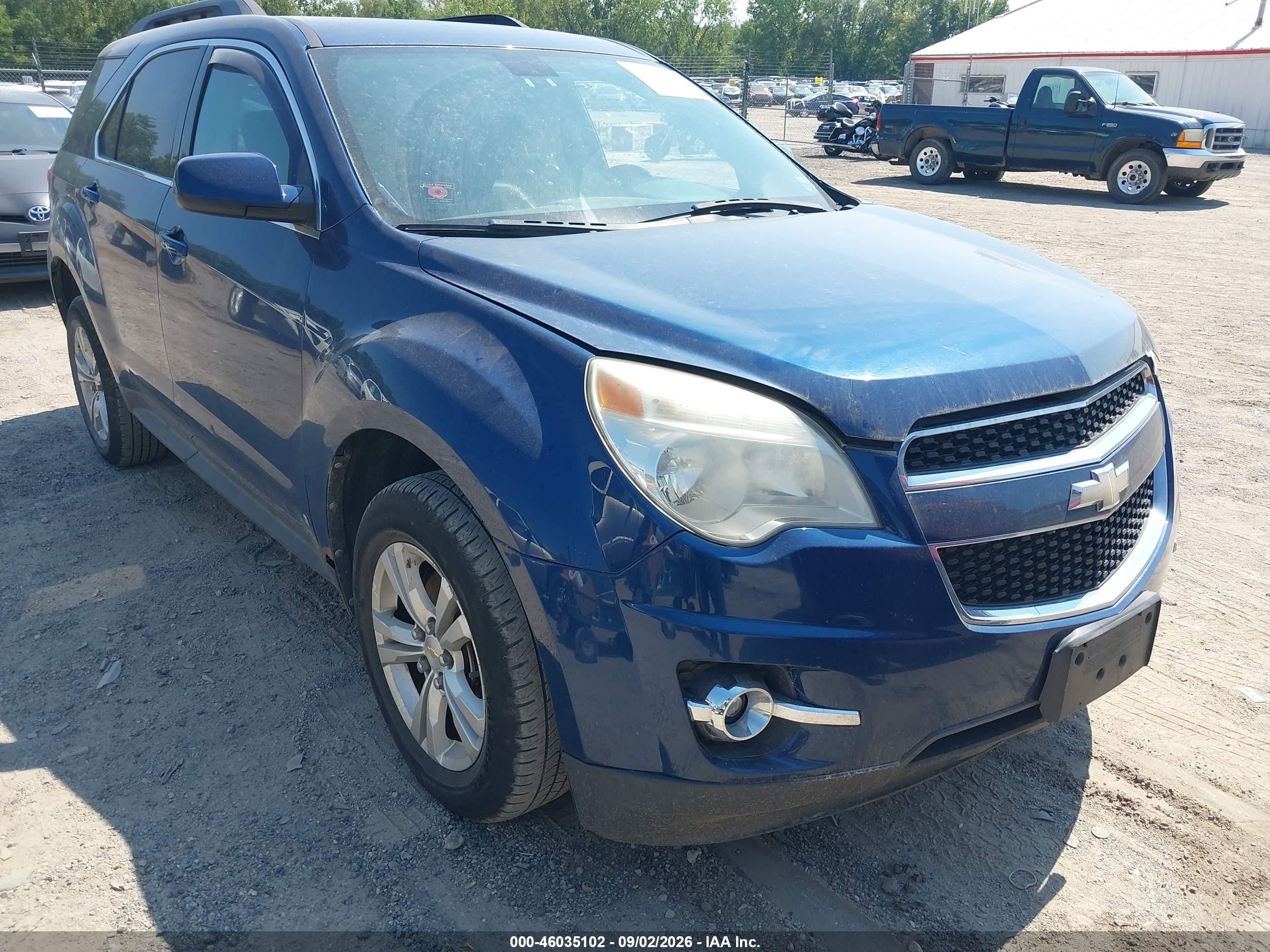 2010 Chevrolet Equinox Lt Blue vin: 2CNALPEWXA6219599