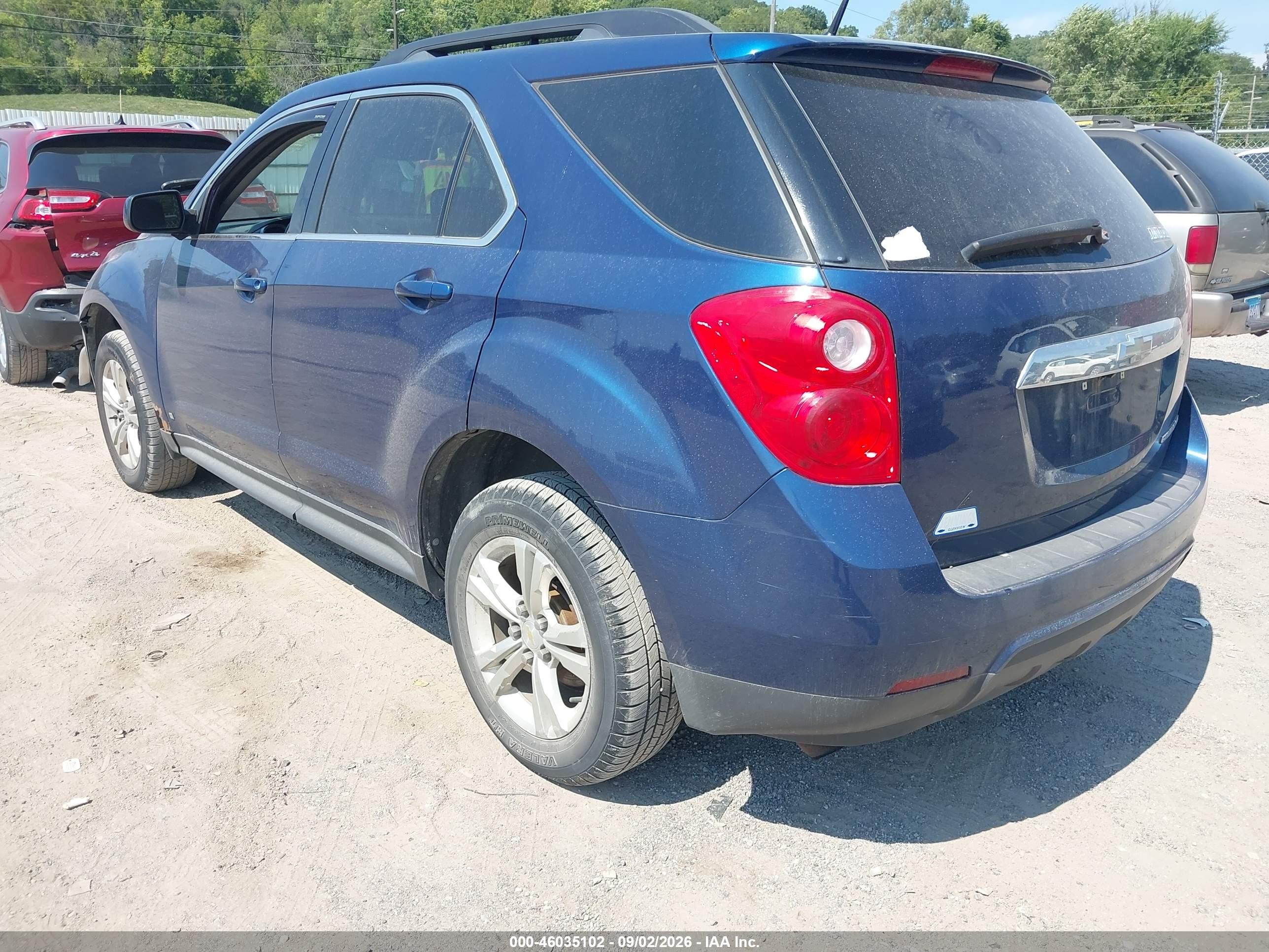 2010 Chevrolet Equinox Lt Blue vin: 2CNALPEWXA6219599