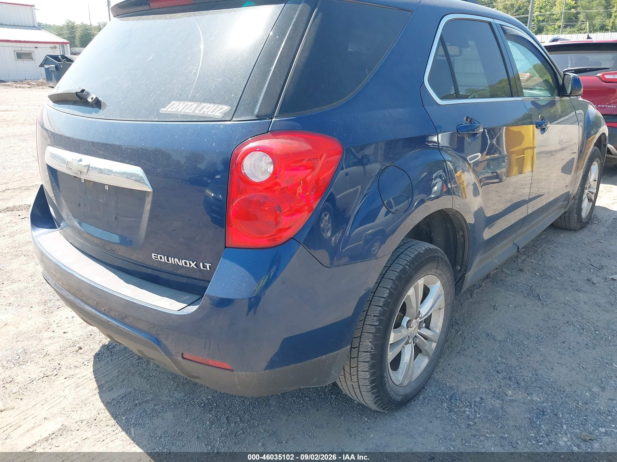 2010 Chevrolet Equinox Lt Blue vin: 2CNALPEWXA6219599