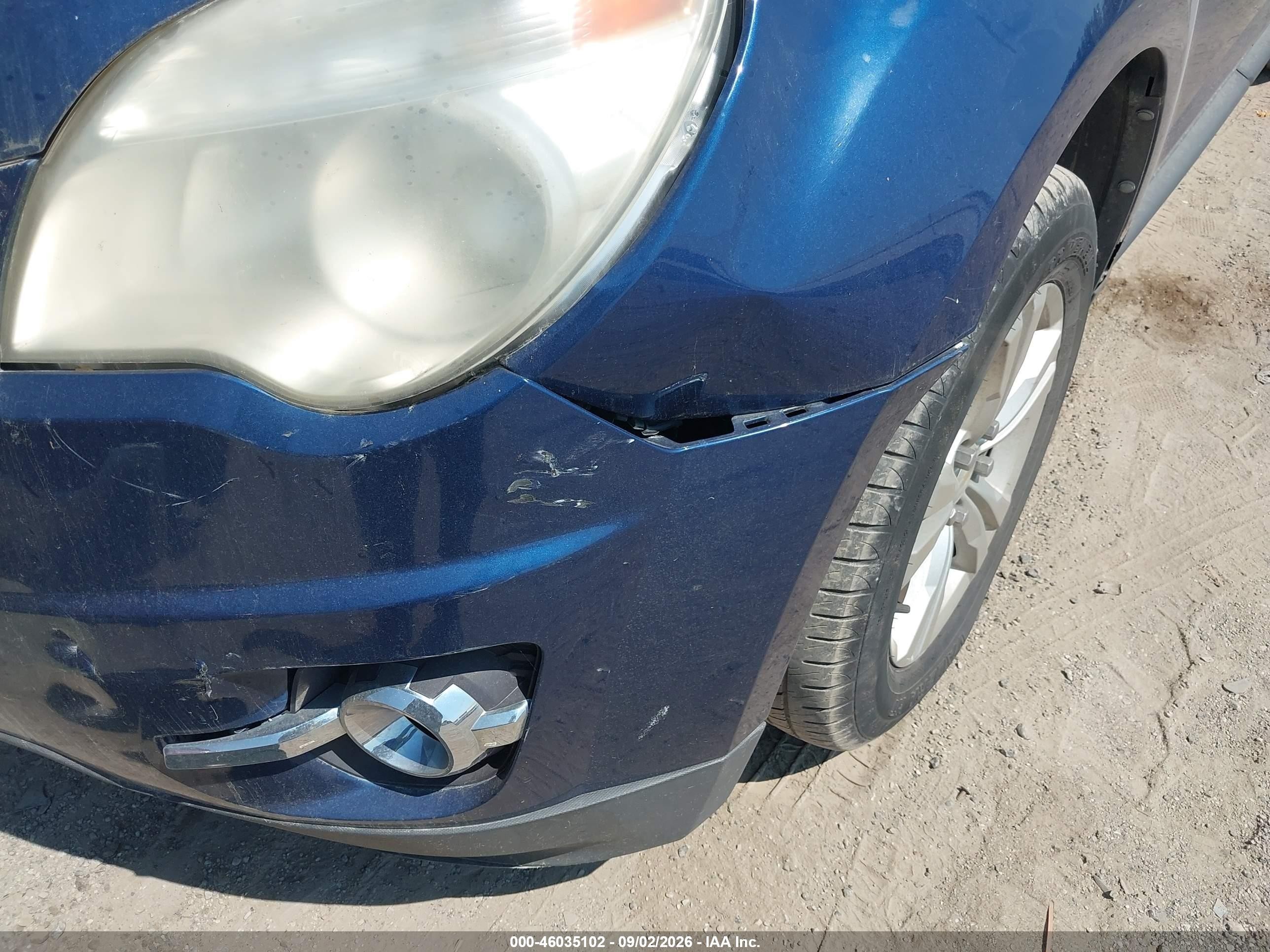 2010 Chevrolet Equinox Lt Blue vin: 2CNALPEWXA6219599