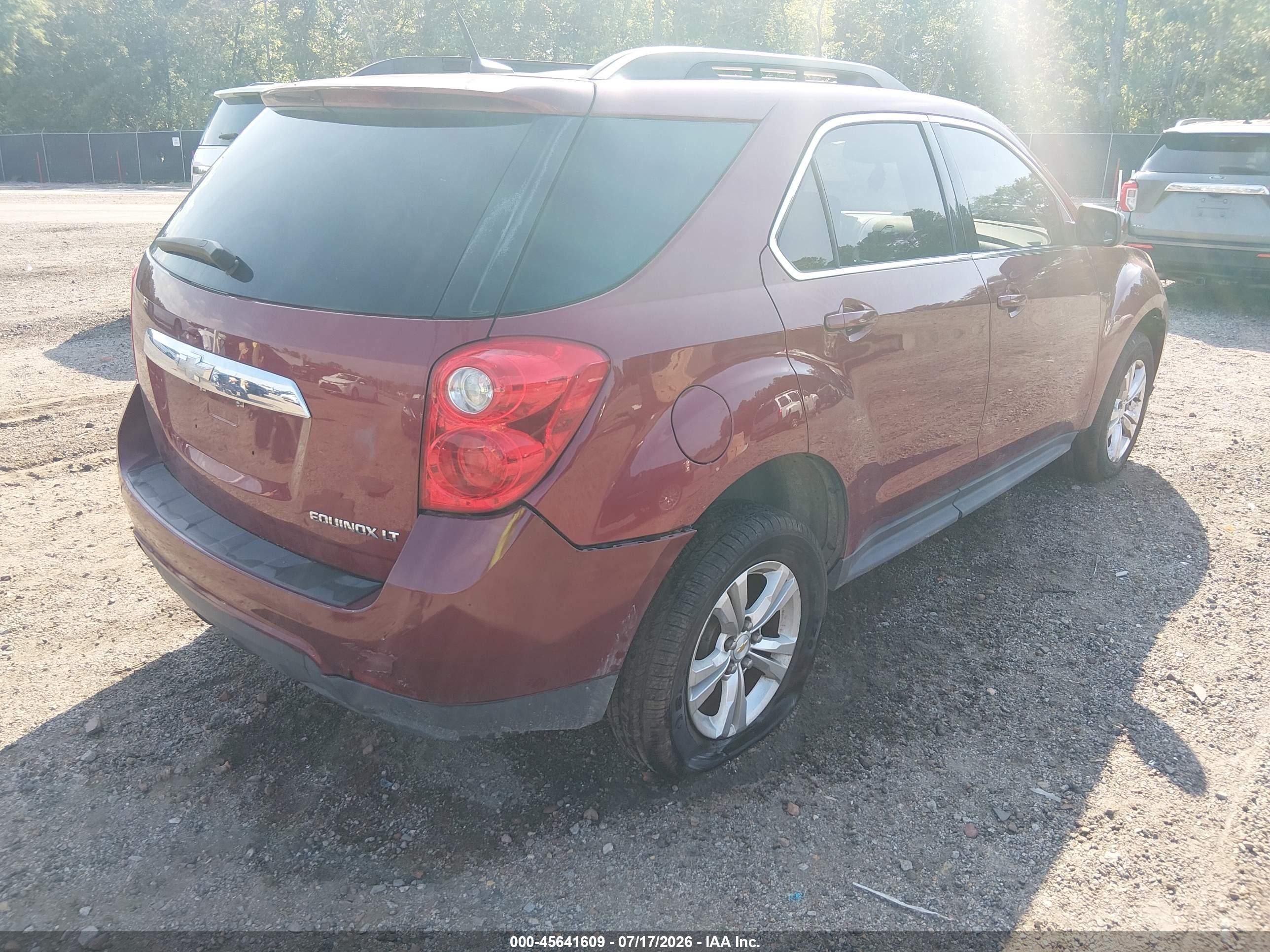 2010 Chevrolet Equinox Lt Красный vin: 2CNALPEWXA6312350
