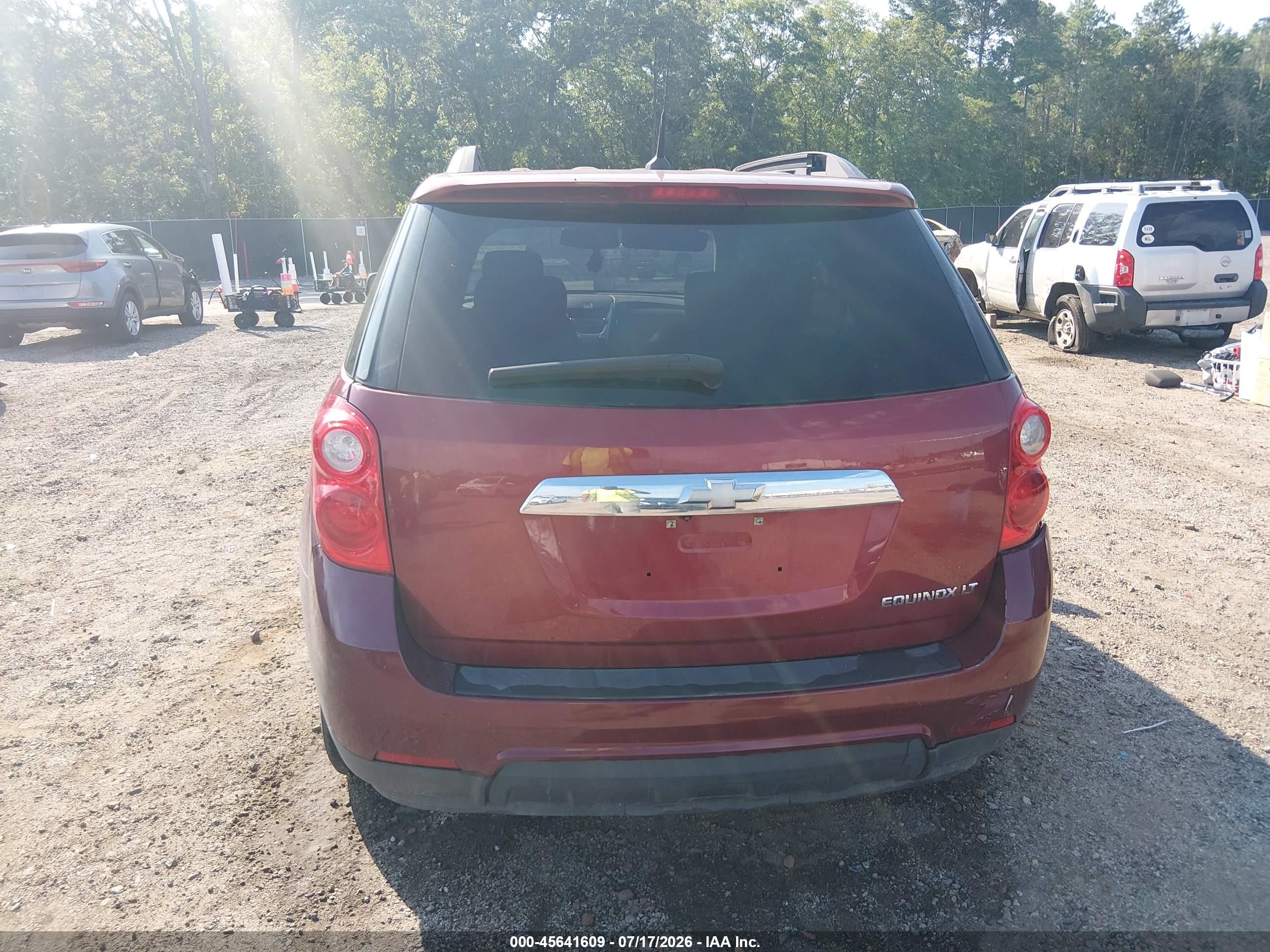 2010 Chevrolet Equinox Lt Красный vin: 2CNALPEWXA6312350