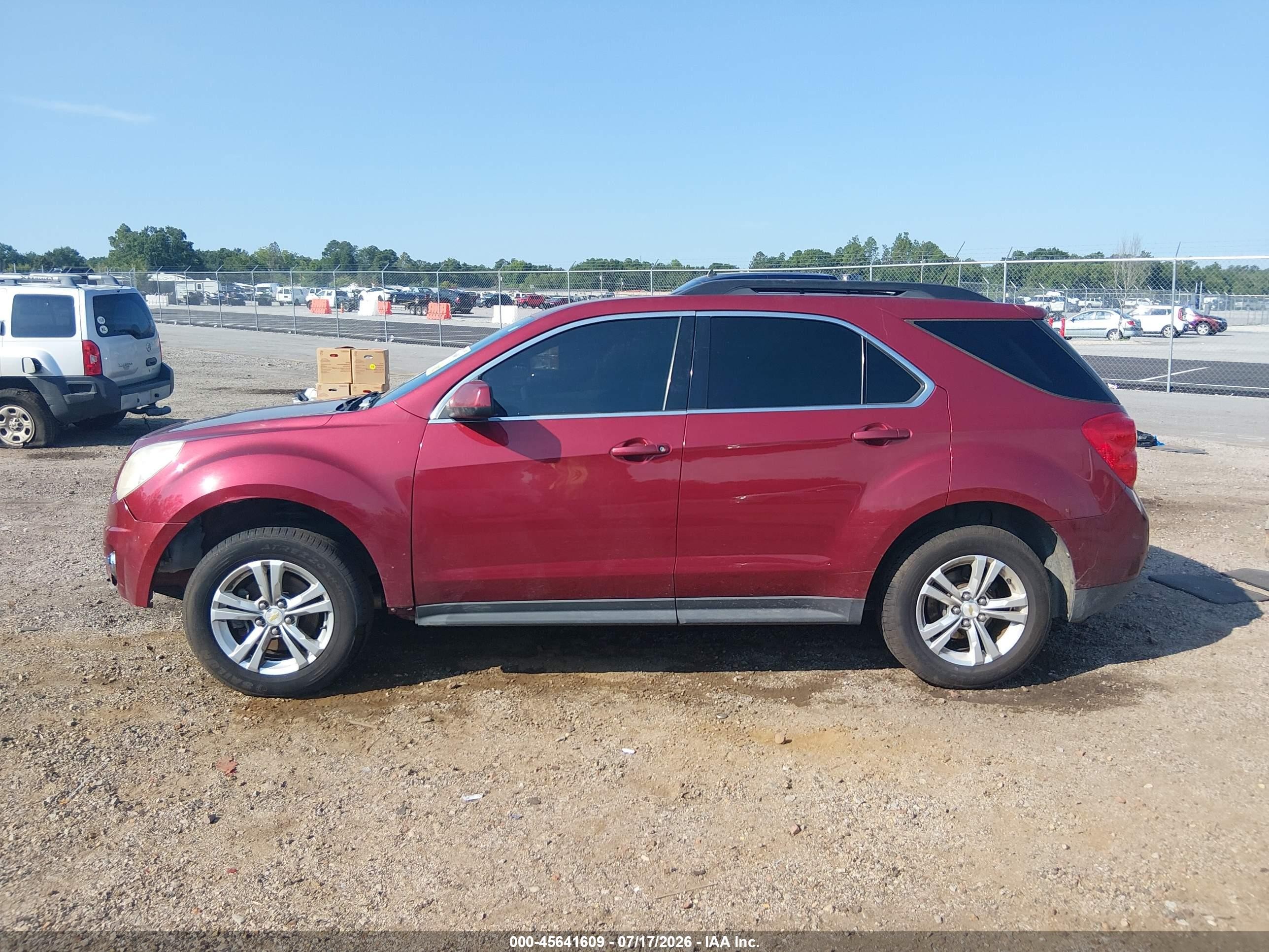 2010 Chevrolet Equinox Lt Красный vin: 2CNALPEWXA6312350