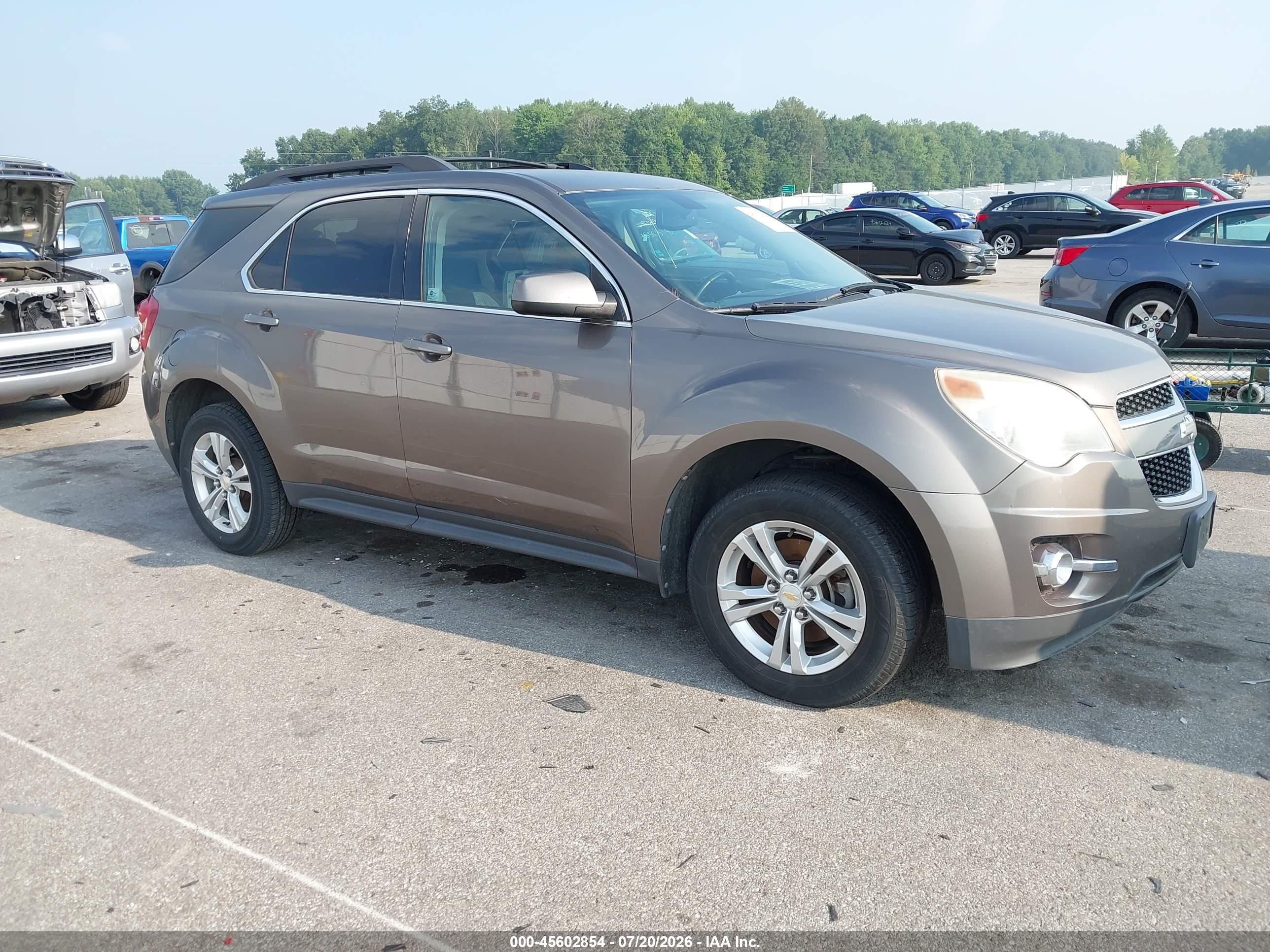 2010 Chevrolet Equinox Lt Gray vin: 2CNALPEWXA6359801
