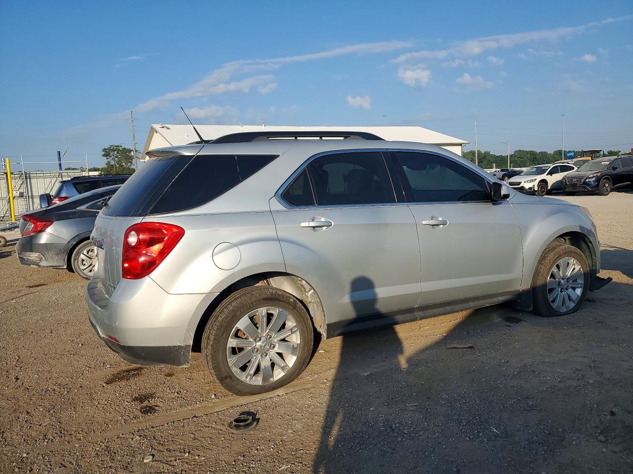 2010 Chevrolet Equinox Lt Silver vin: 2CNALPEWXA6404073