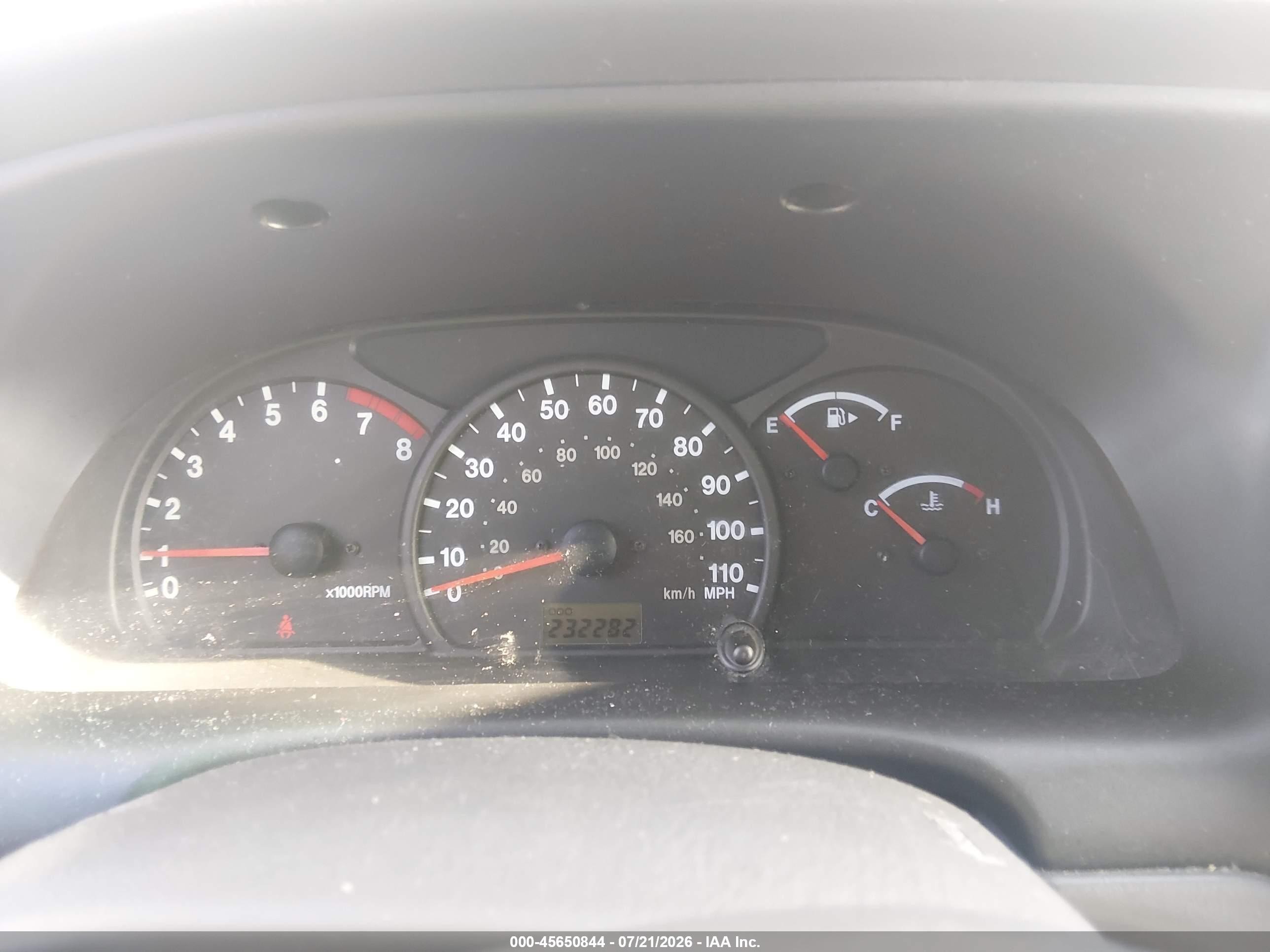 2003 Chevrolet Tracker Hard Top Base Blue vin: 2CNBE13CX36950797