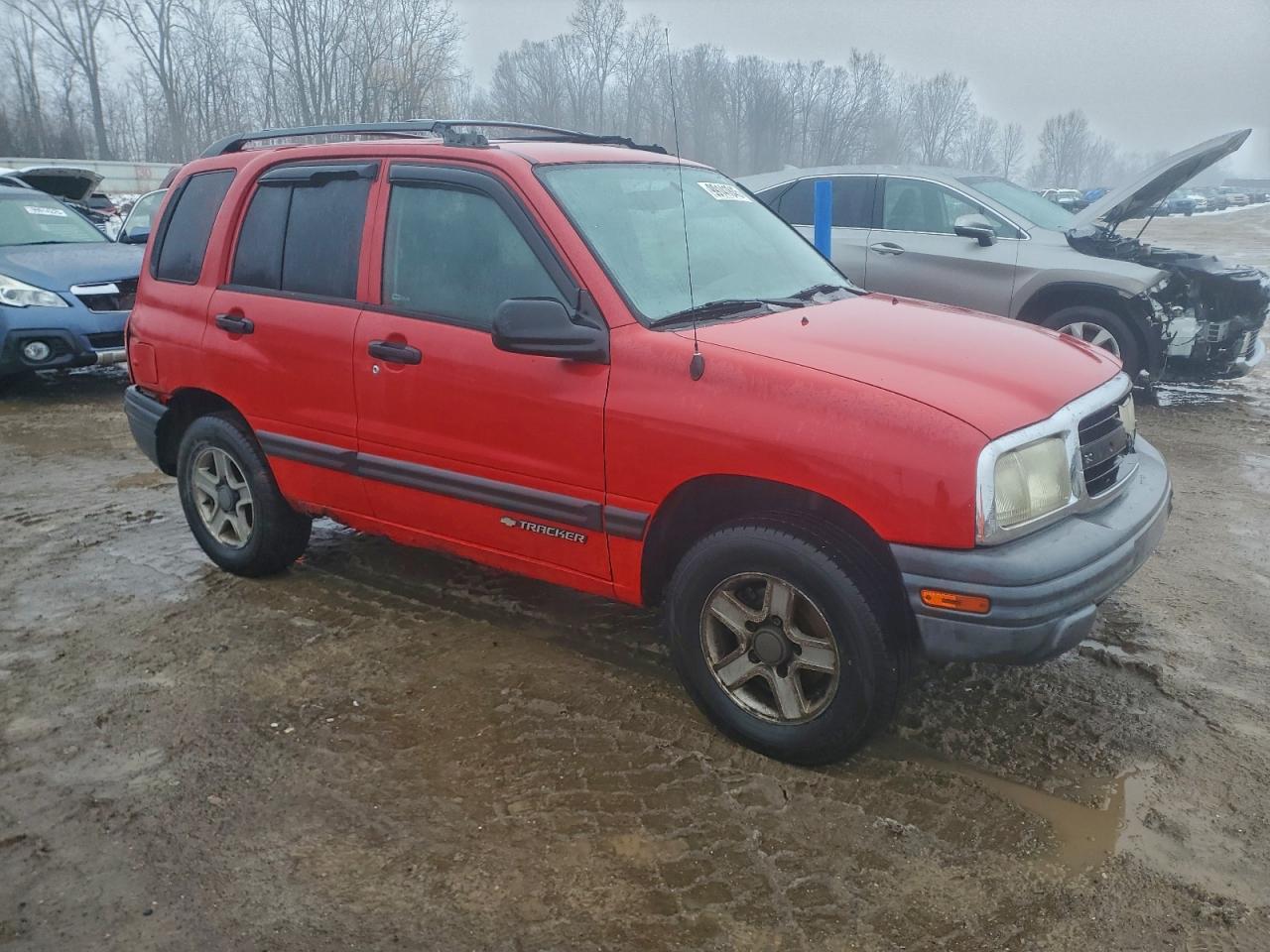 2004 Chevrolet Tracker Красный vin: 2CNBJ134046907334