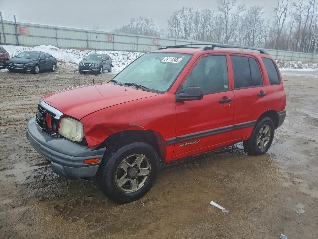 2004 Chevrolet Tracker Красный vin: 2CNBJ134046907334