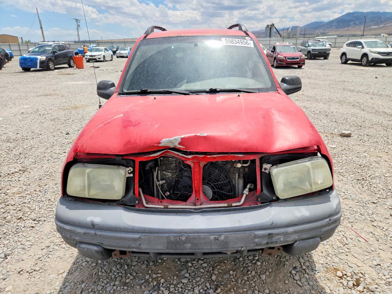 2004 Chevrolet Tracker Red vin: 2CNBJ134646918709