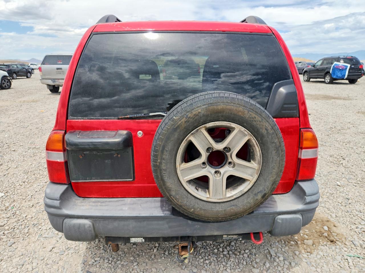 2004 Chevrolet Tracker Red vin: 2CNBJ134646918709