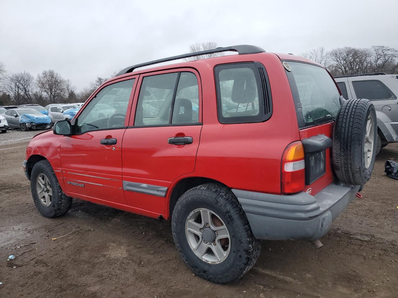 2004 Chevrolet Tracker Red vin: 2CNBJ134846918517