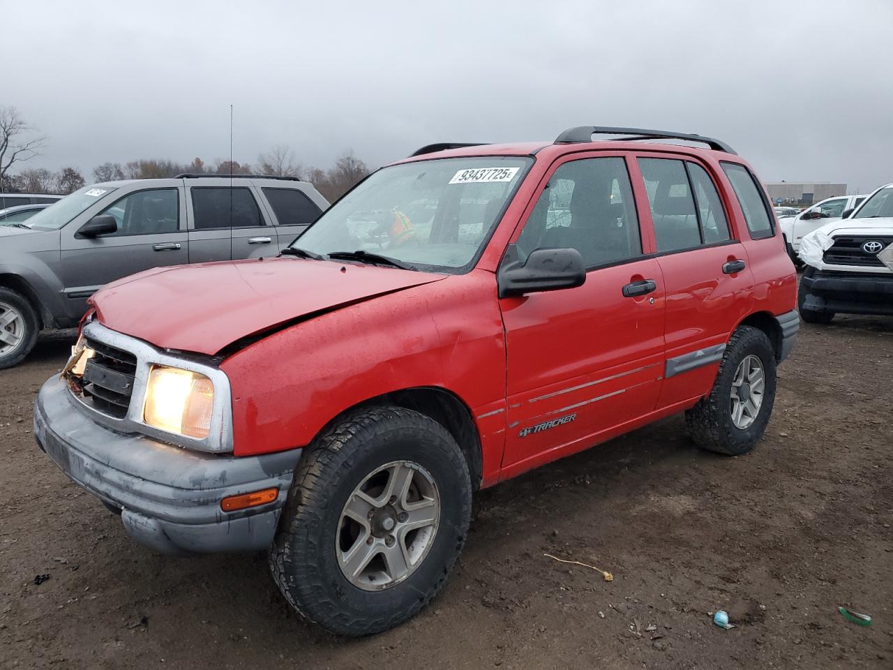 2004 Chevrolet Tracker Red vin: 2CNBJ134846918517