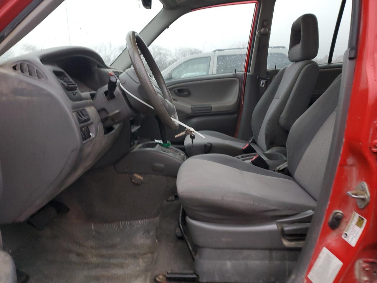 2004 Chevrolet Tracker Red vin: 2CNBJ134846918517