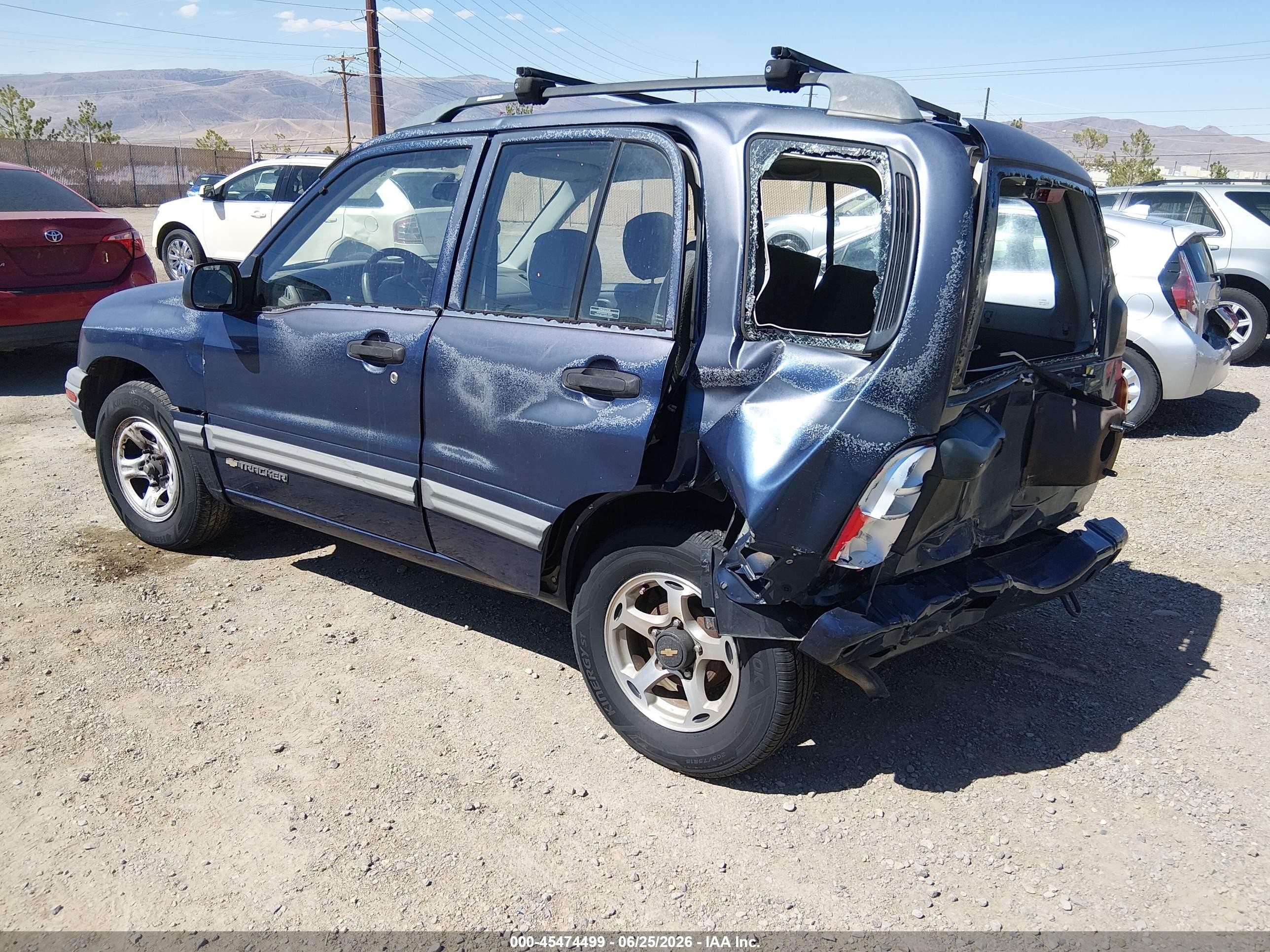 2000 Chevrolet Tracker Hard Top Blue vin: 2CNBJ13C0Y6910666