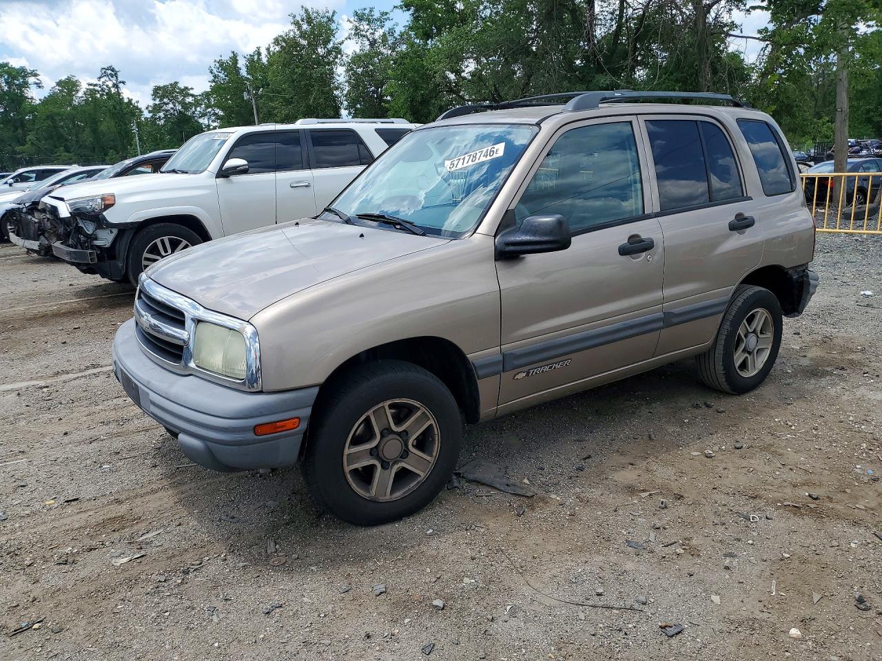 2003 Chevrolet Tracker Желто-коричневый vin: 2CNBJ13C236947081