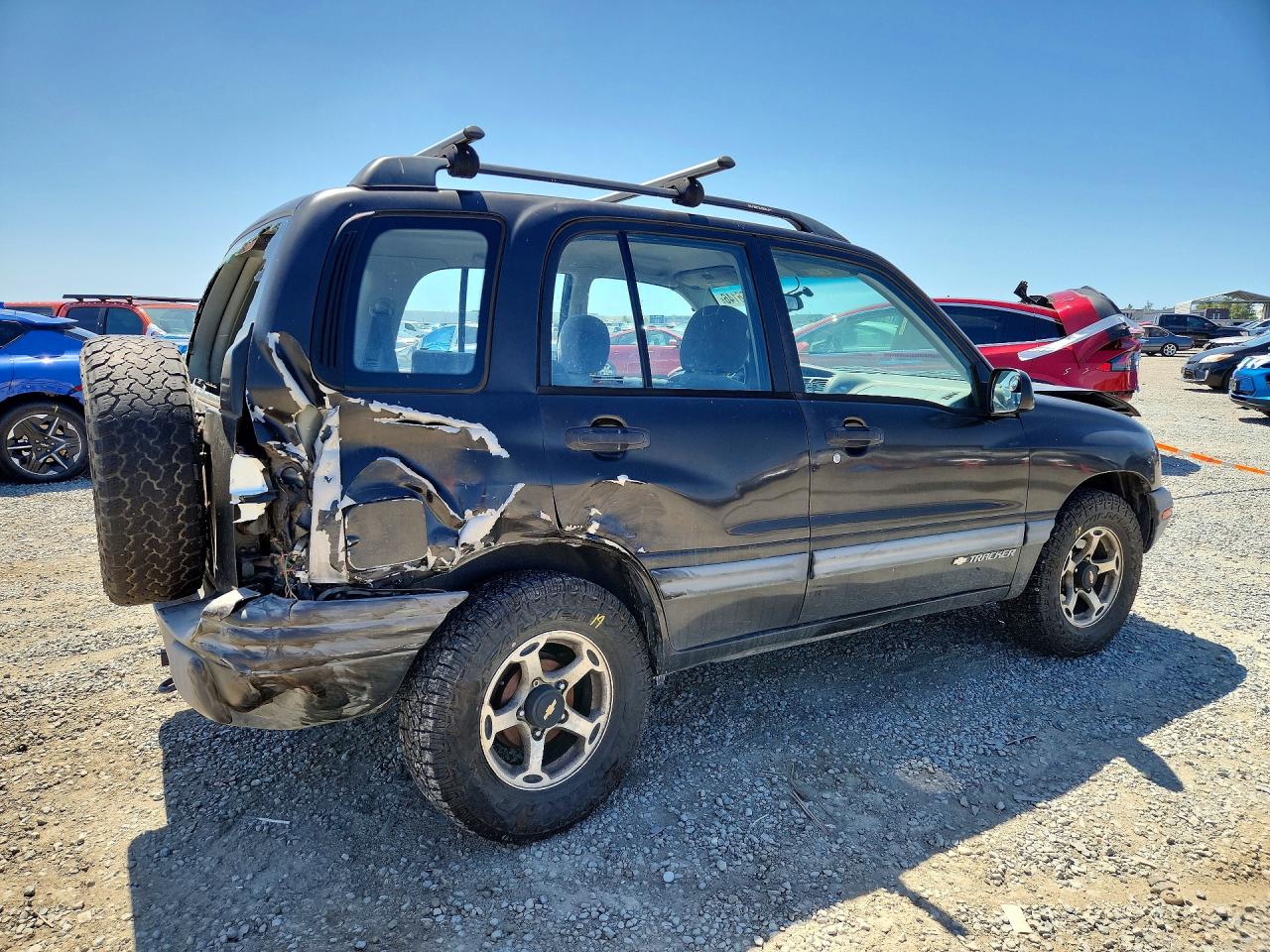 2000 Chevrolet Tracker Gray vin: 2CNBJ13C2Y6914377