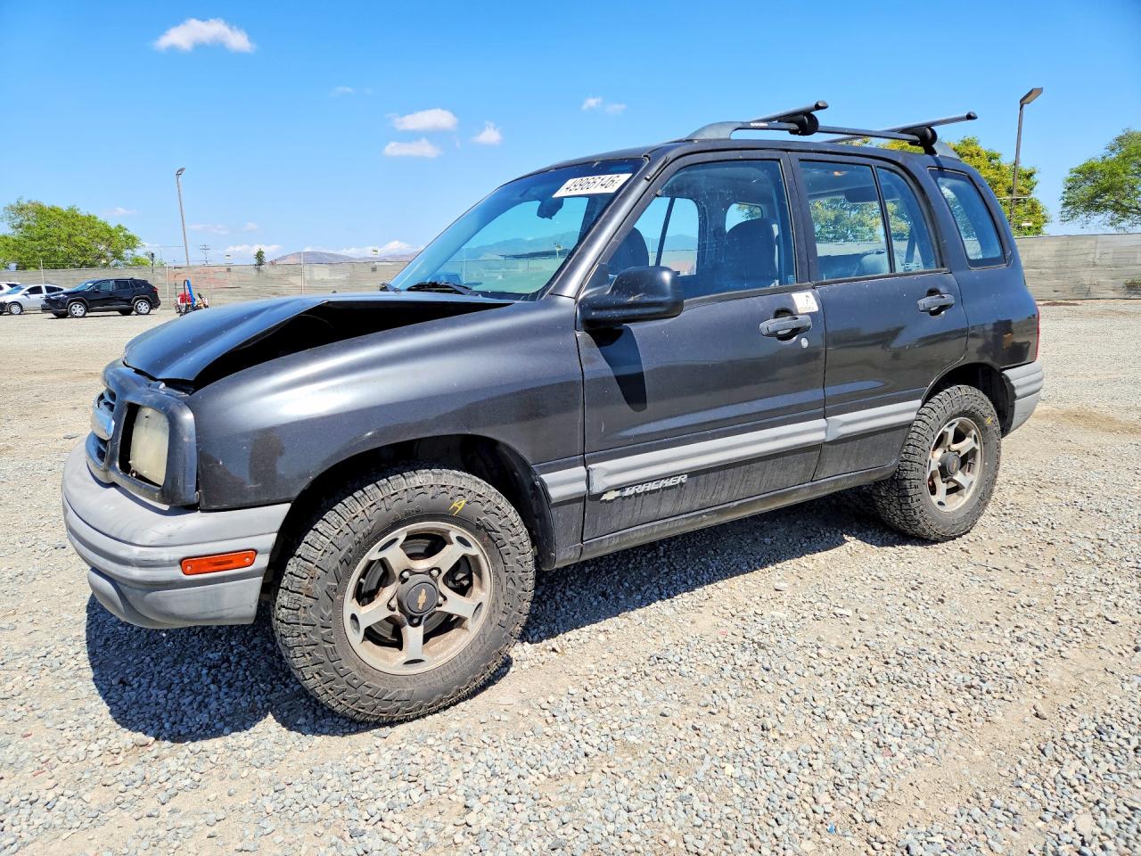 2000 Chevrolet Tracker Gray vin: 2CNBJ13C2Y6914377