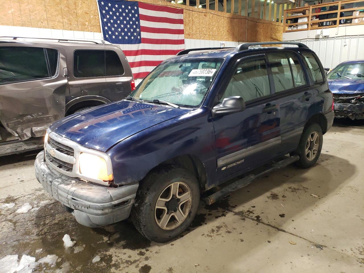 2003 Chevrolet Tracker Blue vin: 2CNBJ13C536900577