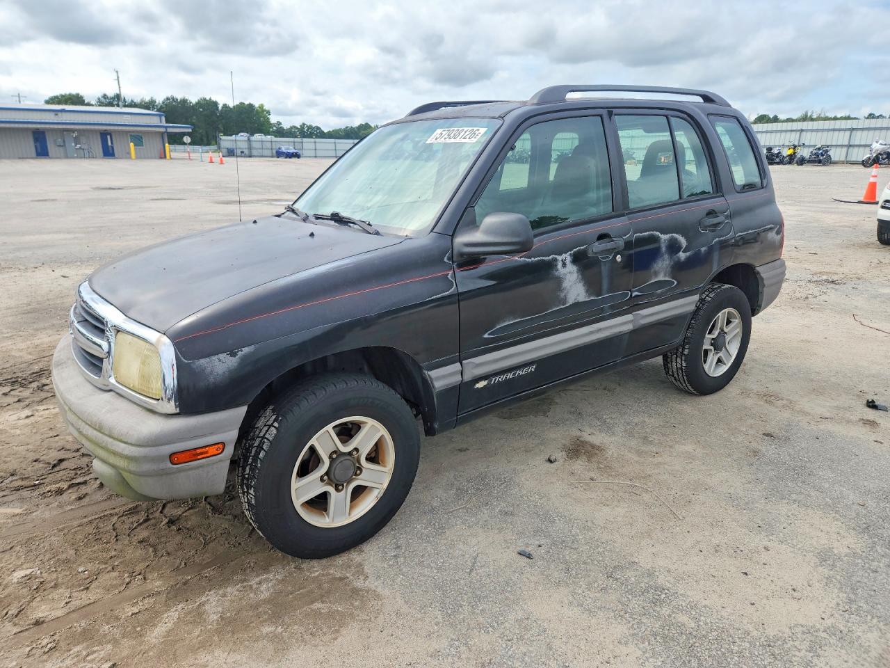 2003 Chevrolet Tracker Black vin: 2CNBJ13C636902466