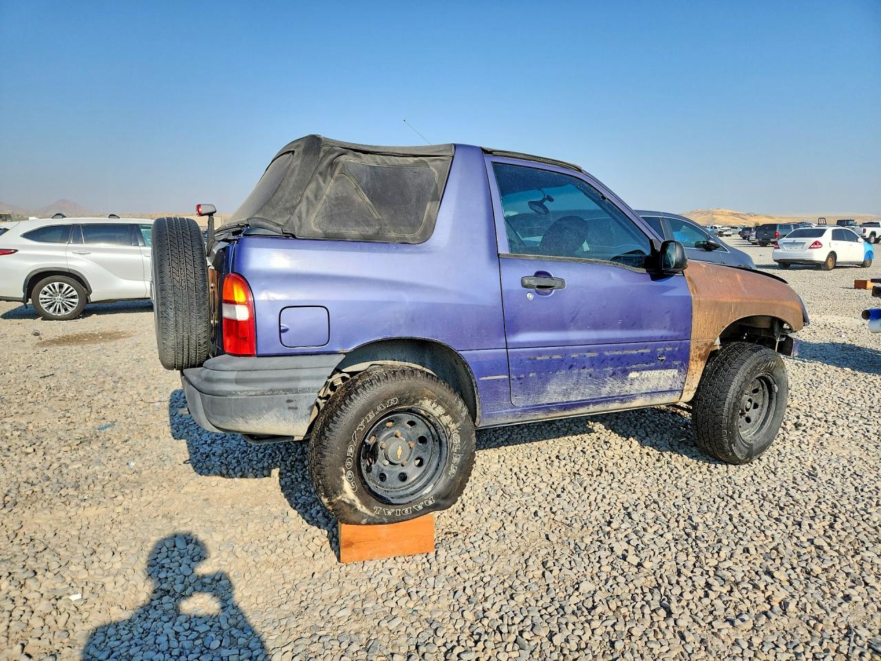 1999 Chevrolet Tracker Blue vin: 2CNBJ18C3X6906067