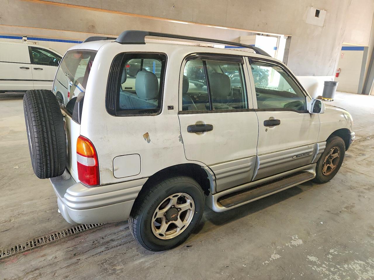2001 Chevrolet Tracker Lt White vin: 2CNBJ634016937135