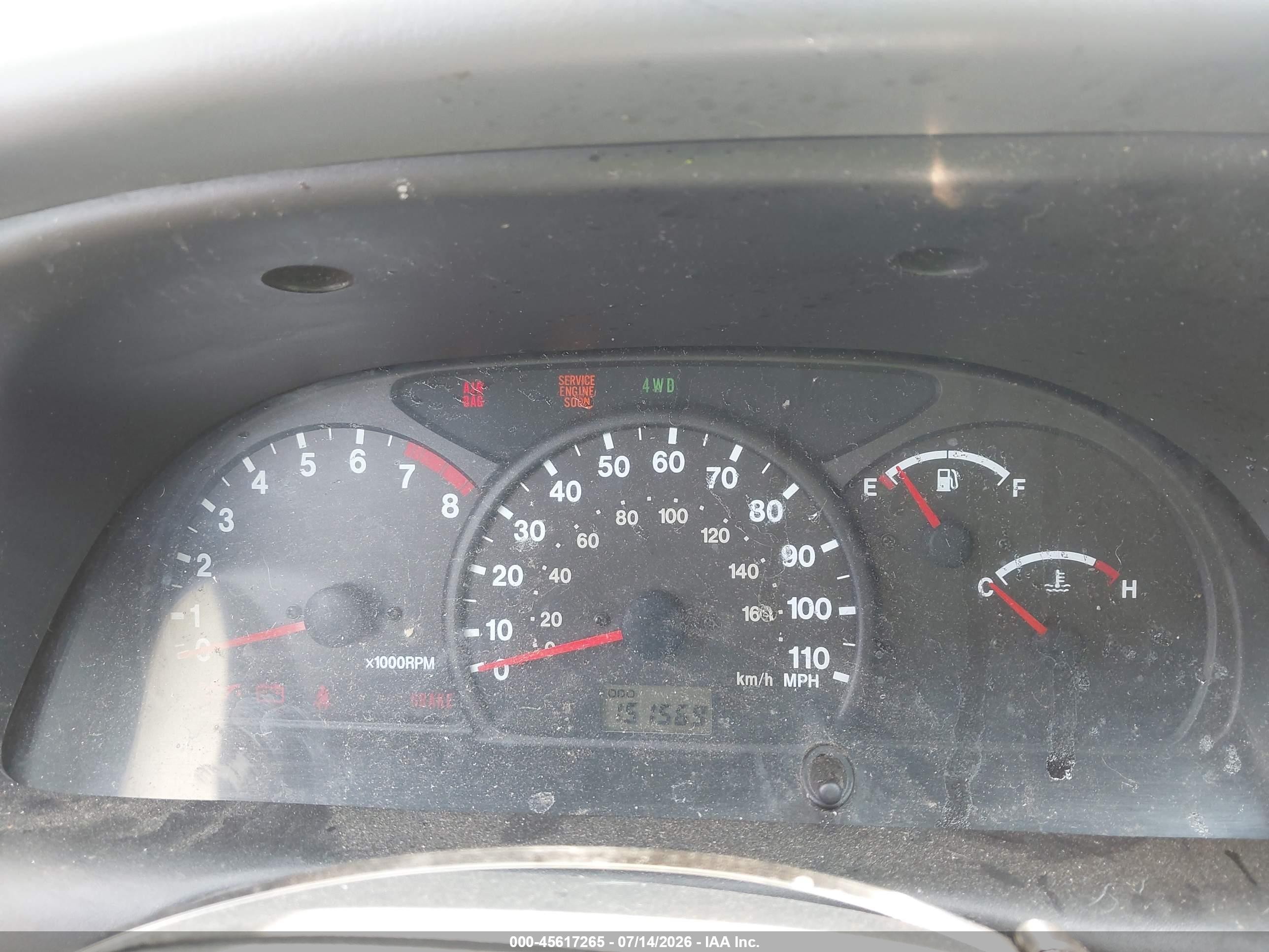 2002 Chevrolet Tracker Hard Top Lt Black vin: 2CNBJ634026902693