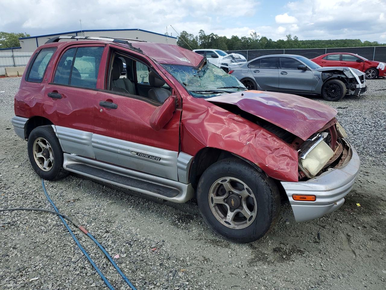 2001 Chevrolet Tracker Lt Red vin: 2CNBJ634316948193
