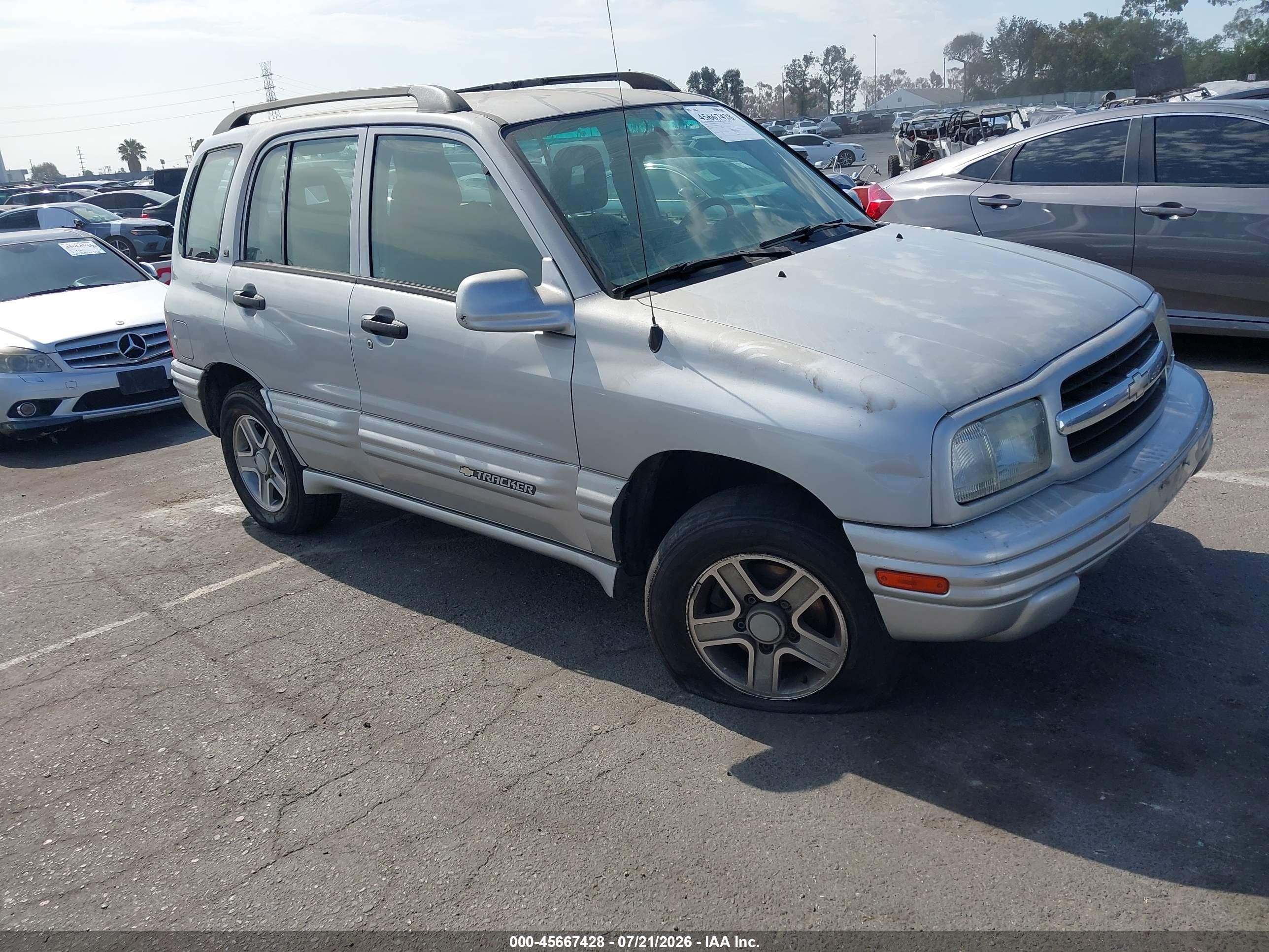 2003 Chevrolet Tracker Hard Top Lt Silver vin: 2CNBJ634636934193