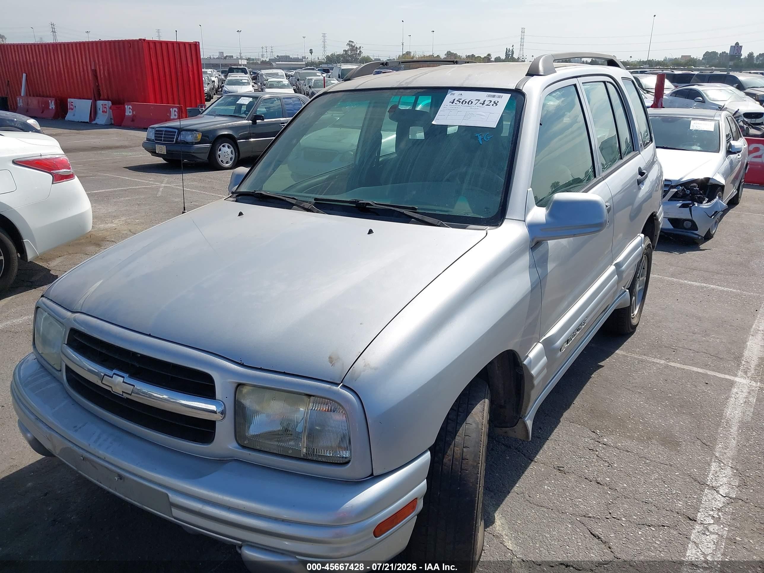 2003 Chevrolet Tracker Hard Top Lt Silver vin: 2CNBJ634636934193