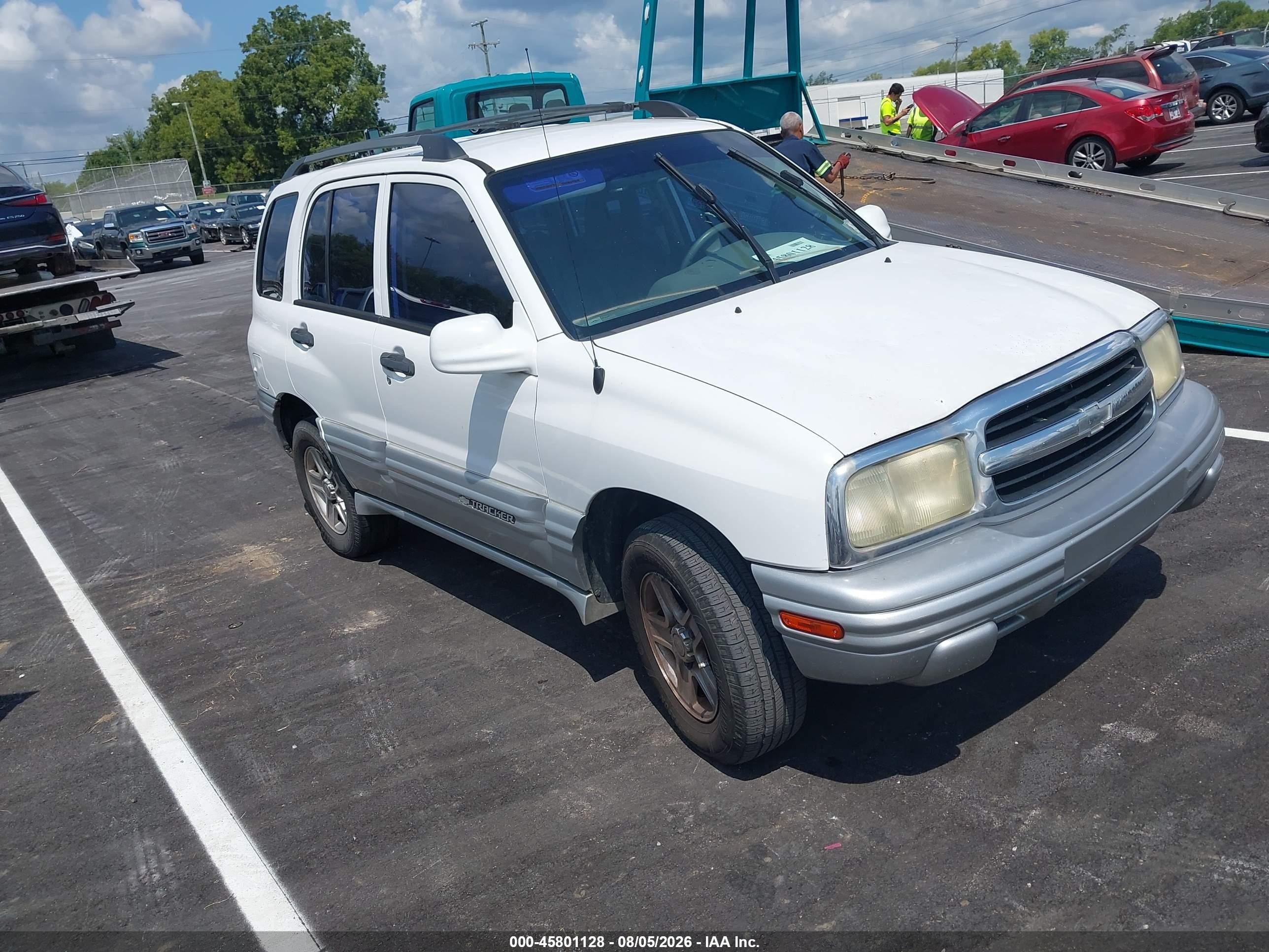 2002 Chevrolet Tracker Hard Top Lt White vin: 2CNBJ634726944472