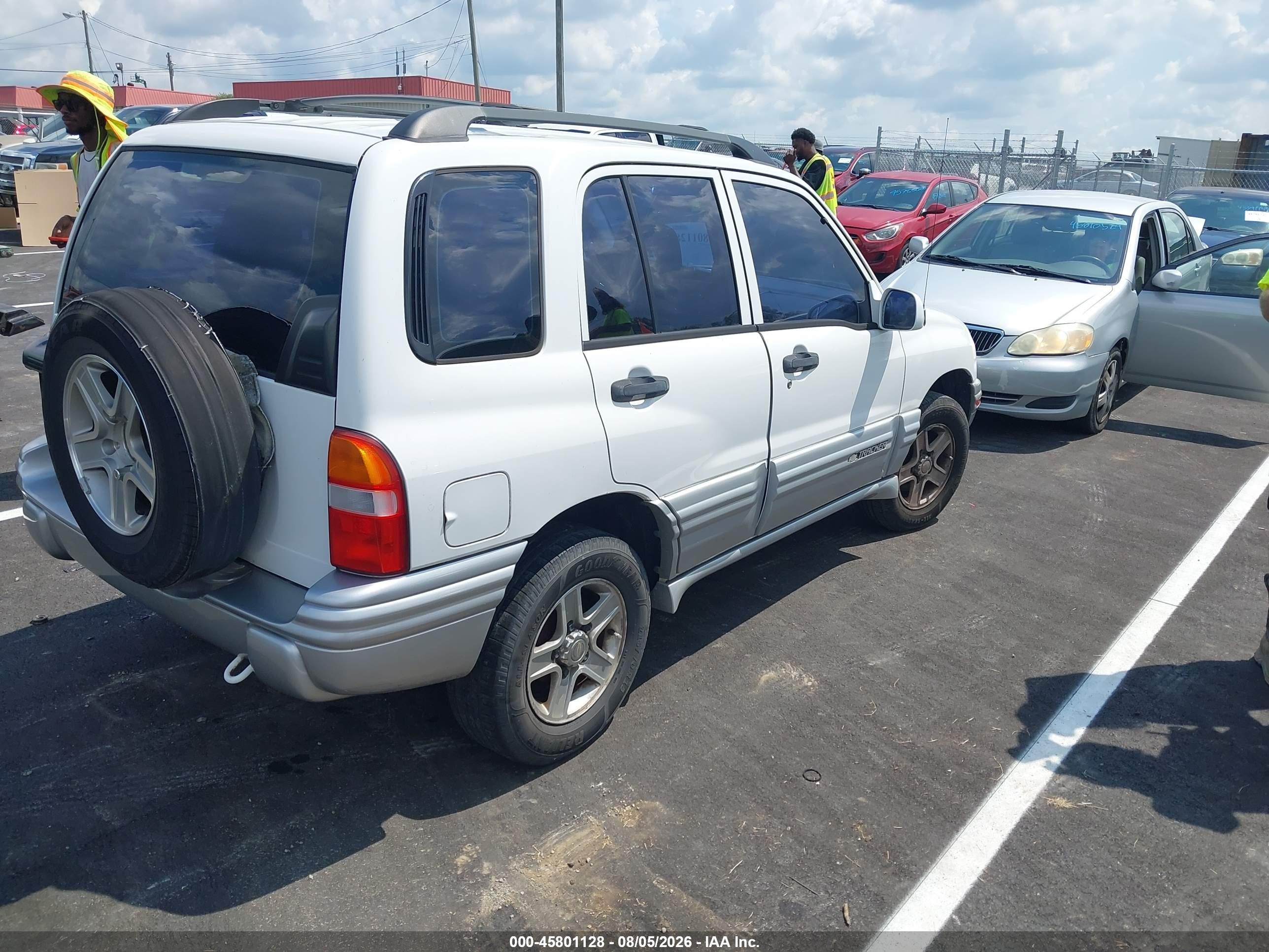 2002 Chevrolet Tracker Hard Top Lt White vin: 2CNBJ634726944472