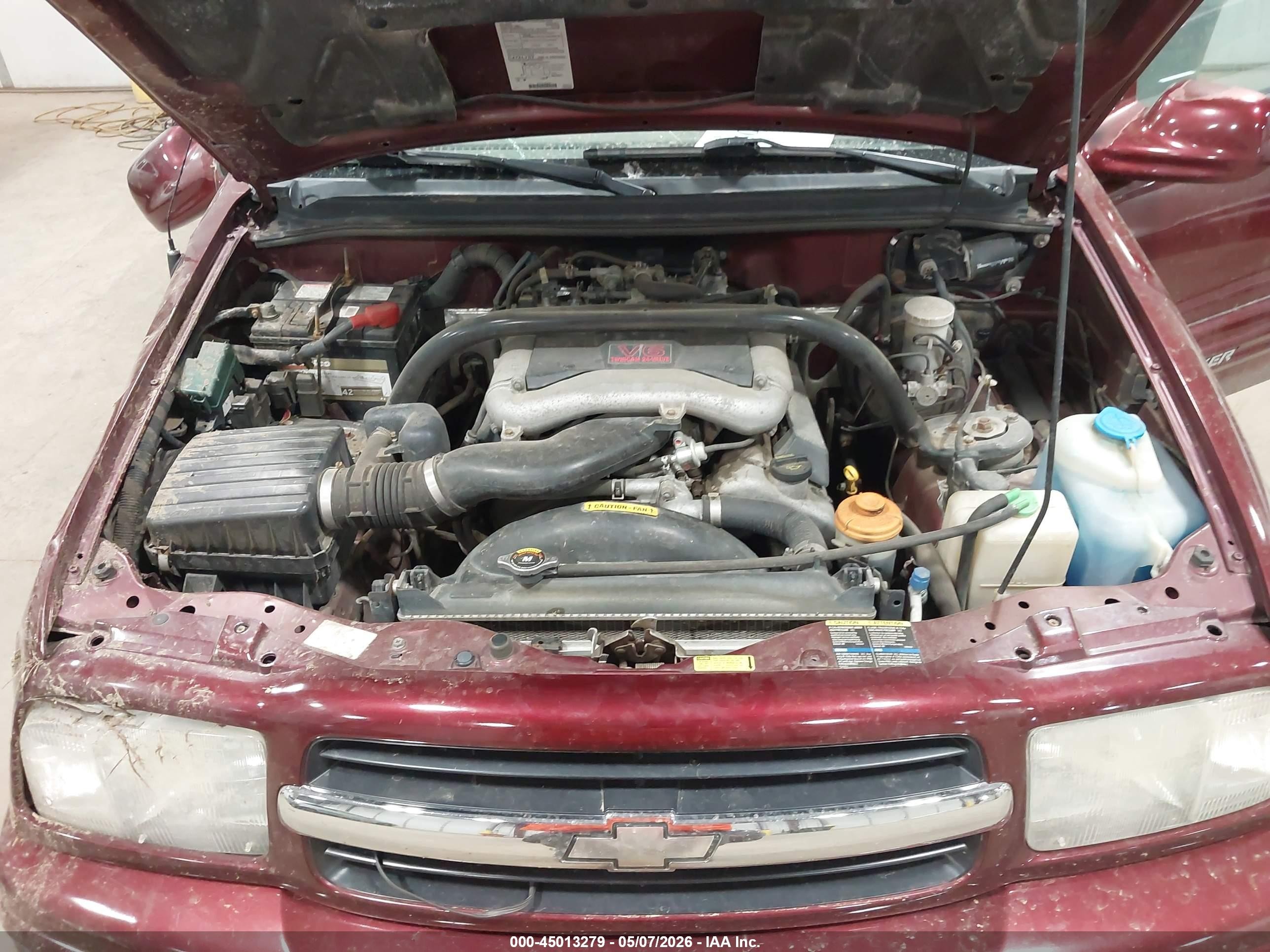 2003 Chevrolet Tracker Hard Top Lt Maroon vin: 2CNBJ634836934910