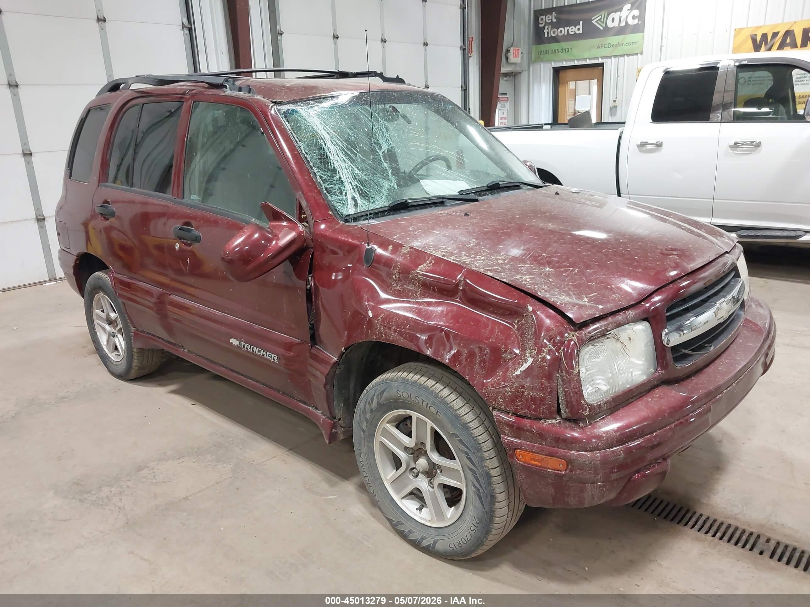 2003 Chevrolet Tracker Hard Top Lt Maroon vin: 2CNBJ634836934910