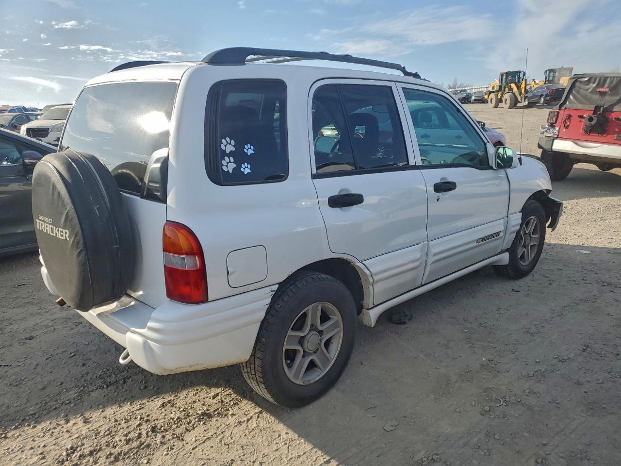 2004 Chevrolet Tracker Lt White vin: 2CNBJ634946900539
