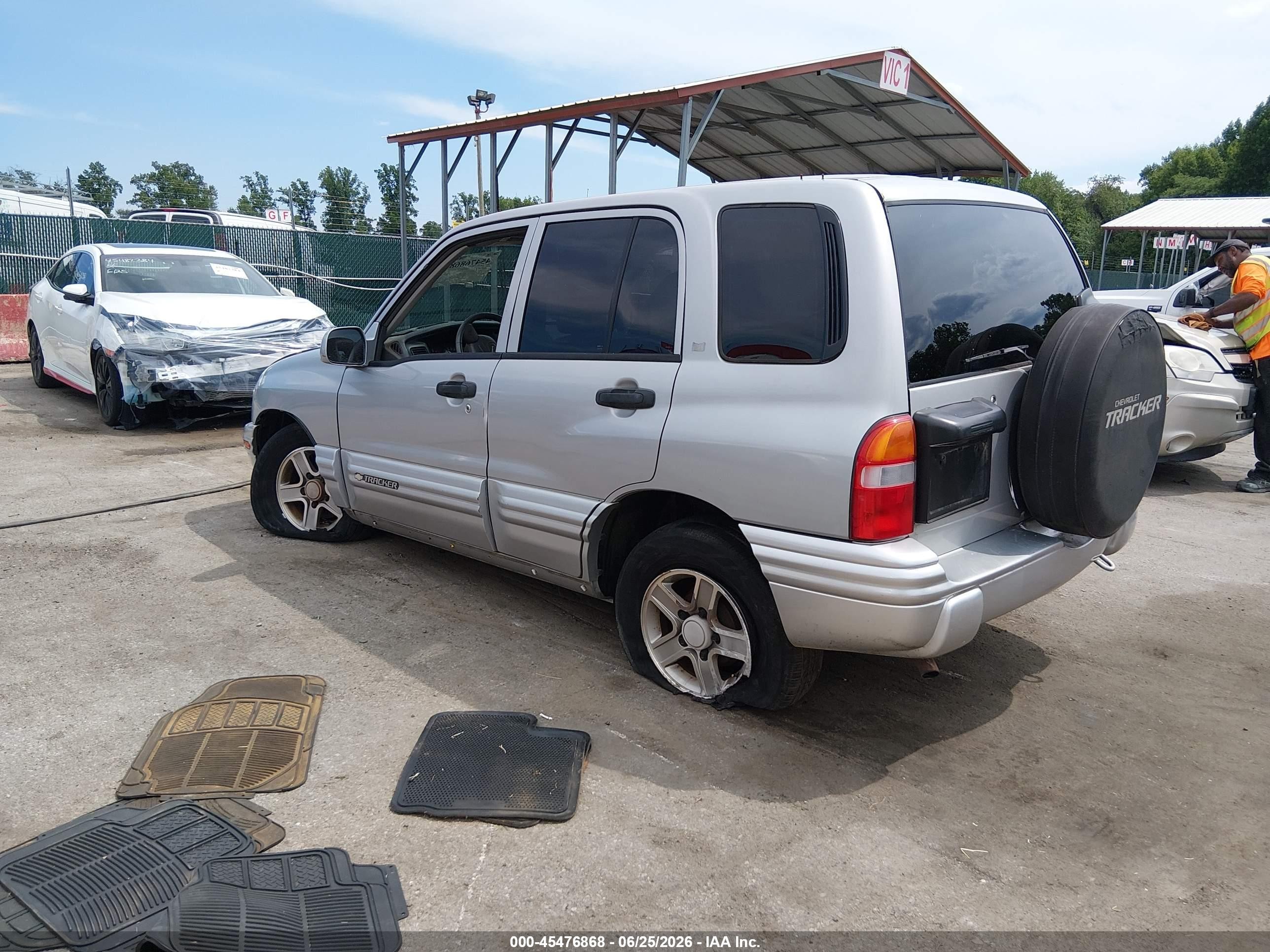 2003 Chevrolet Tracker Hard Top Lt Серебряный vin: 2CNBJ634X36935265