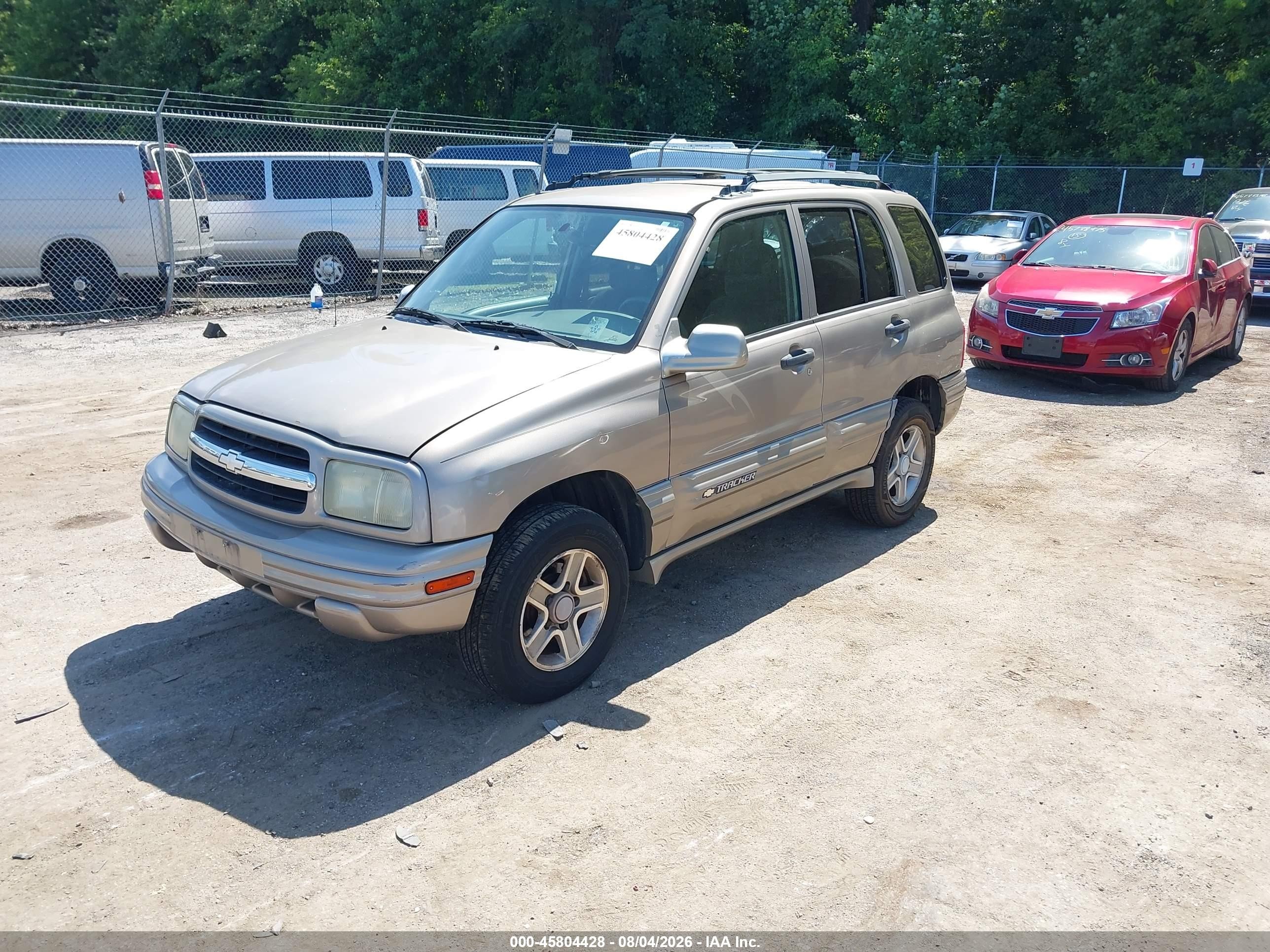 2003 Chevrolet Tracker Hard Top Lt Tan vin: 2CNBJ634X36941485