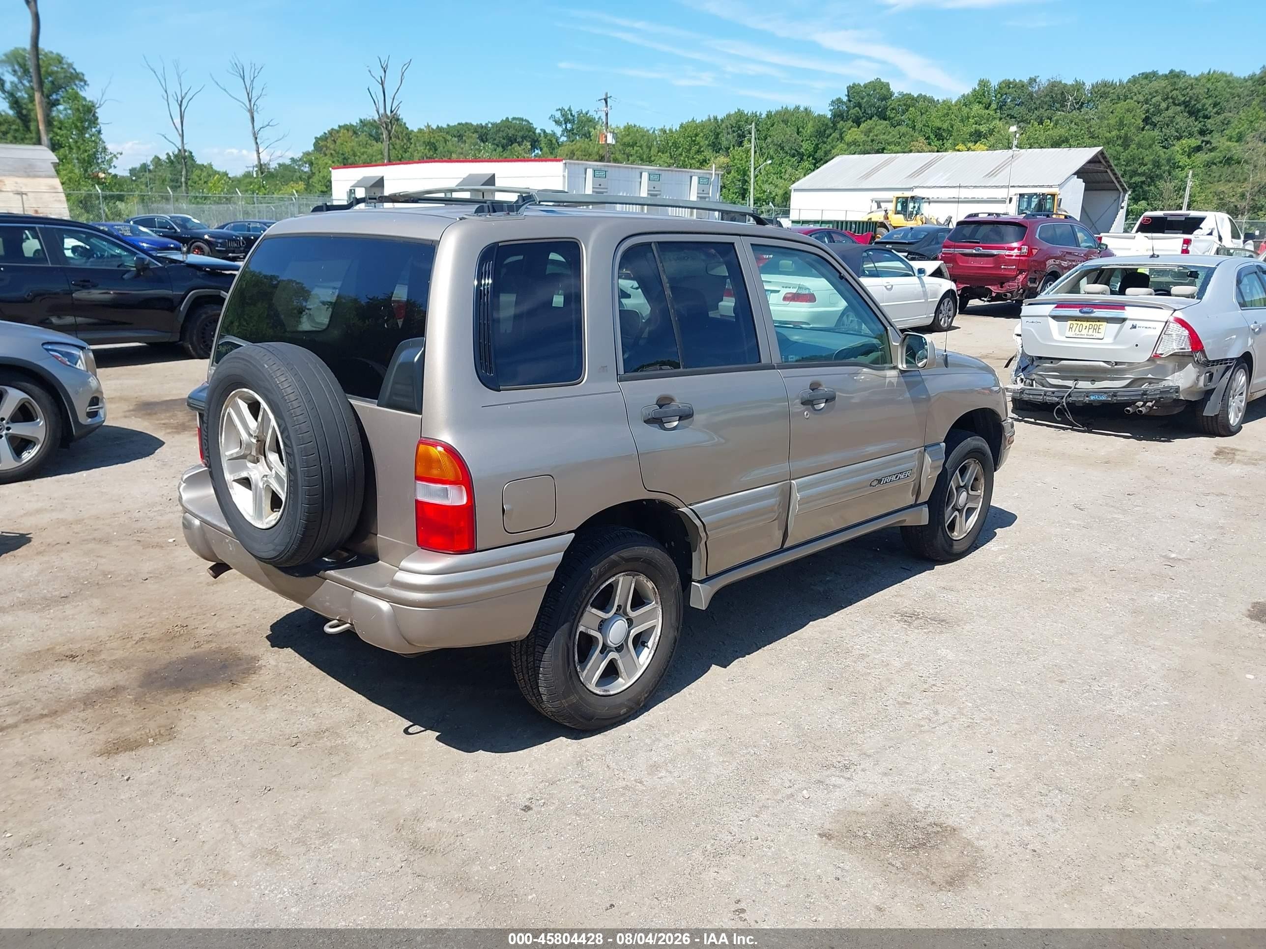 2003 Chevrolet Tracker Hard Top Lt Tan vin: 2CNBJ634X36941485