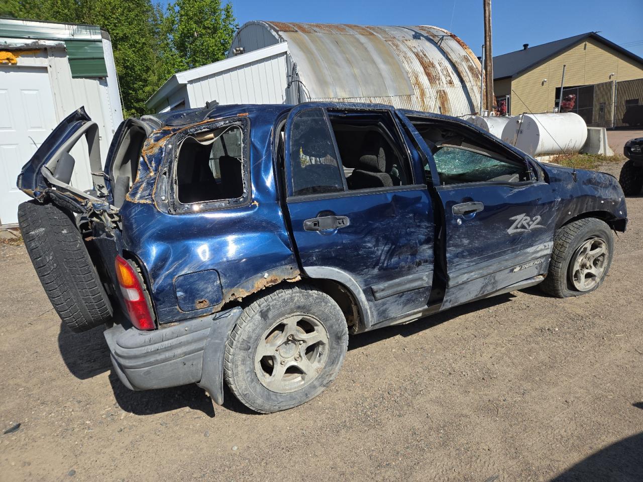 2004 Chevrolet Tracker Zr2 Blue vin: 2CNBJ734146911587