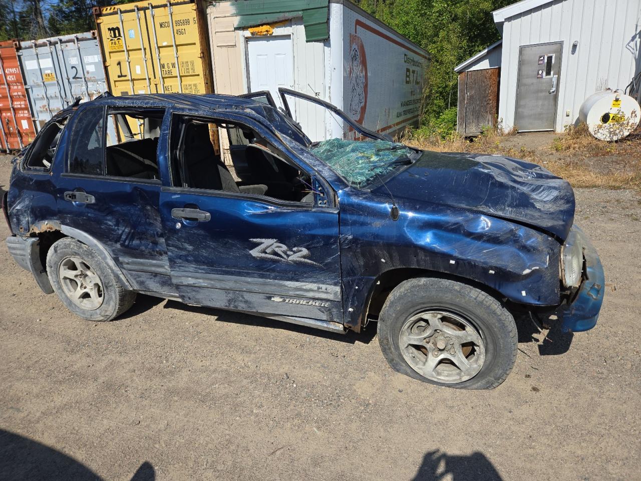 2004 Chevrolet Tracker Zr2 Blue vin: 2CNBJ734146911587