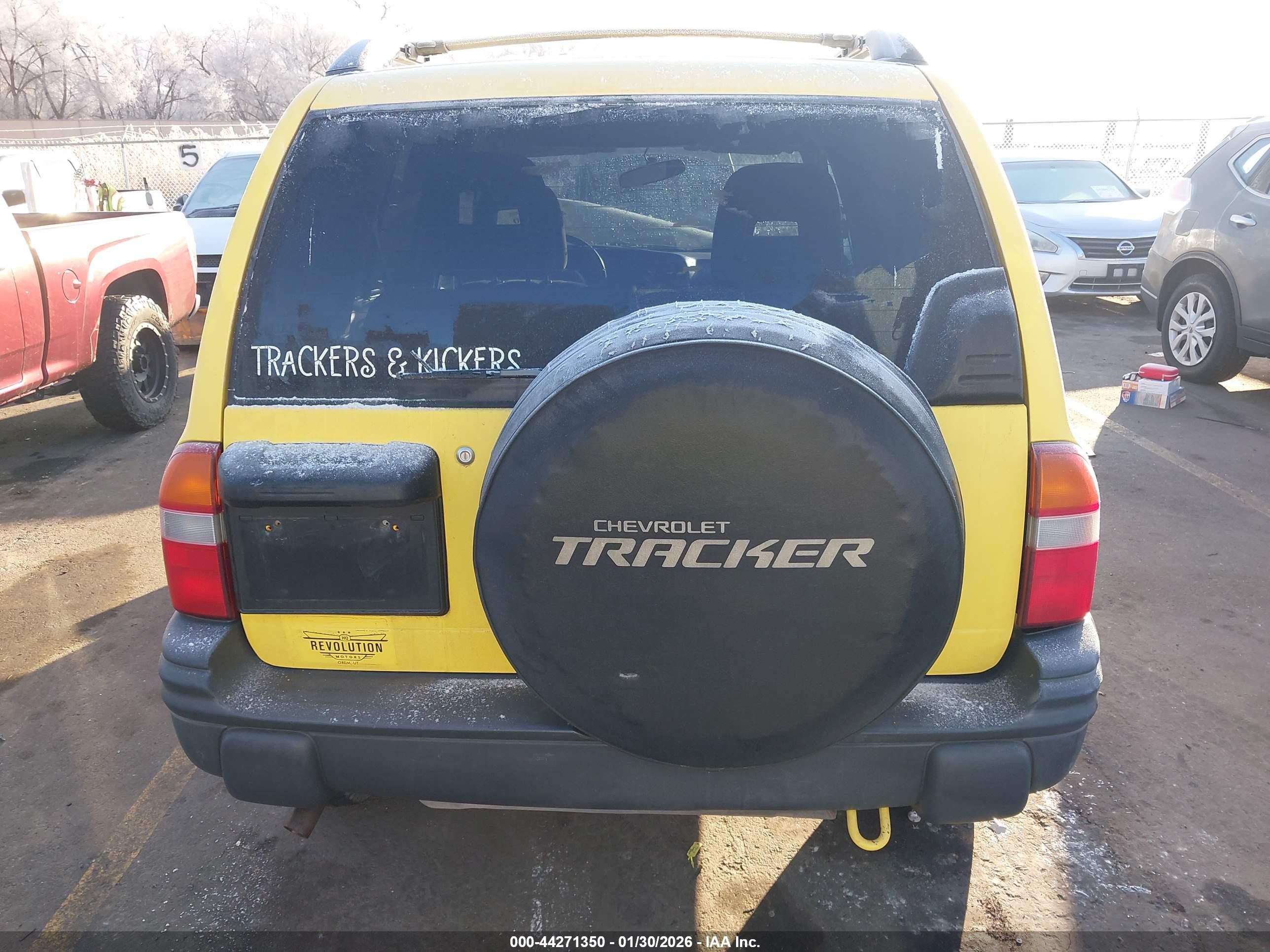 2004 Chevrolet Tracker Zr2 Yellow vin: 2CNBJ734446905704